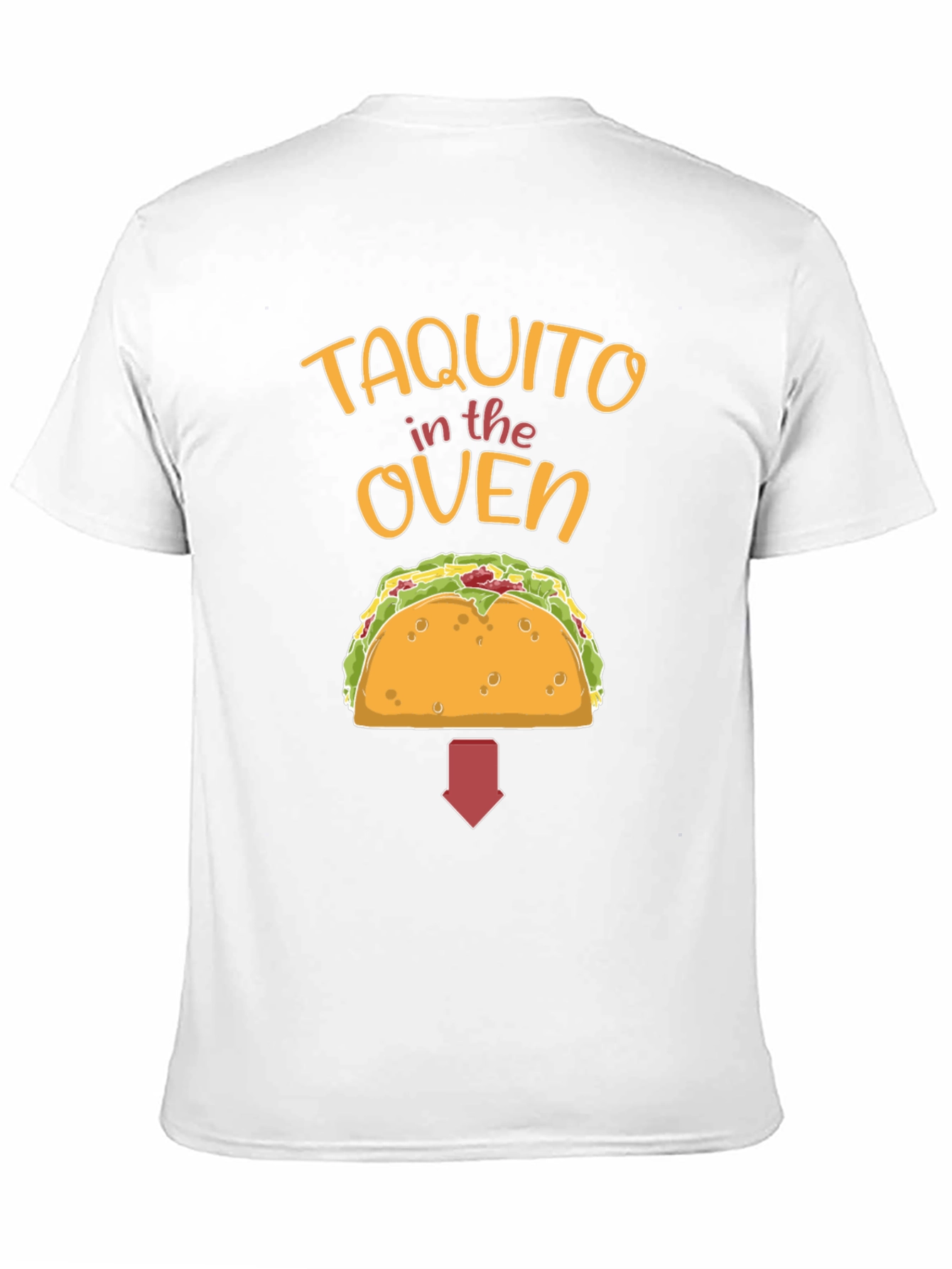 Taquito in the Oven Pregnancy Announcement T-Shirt - 11
