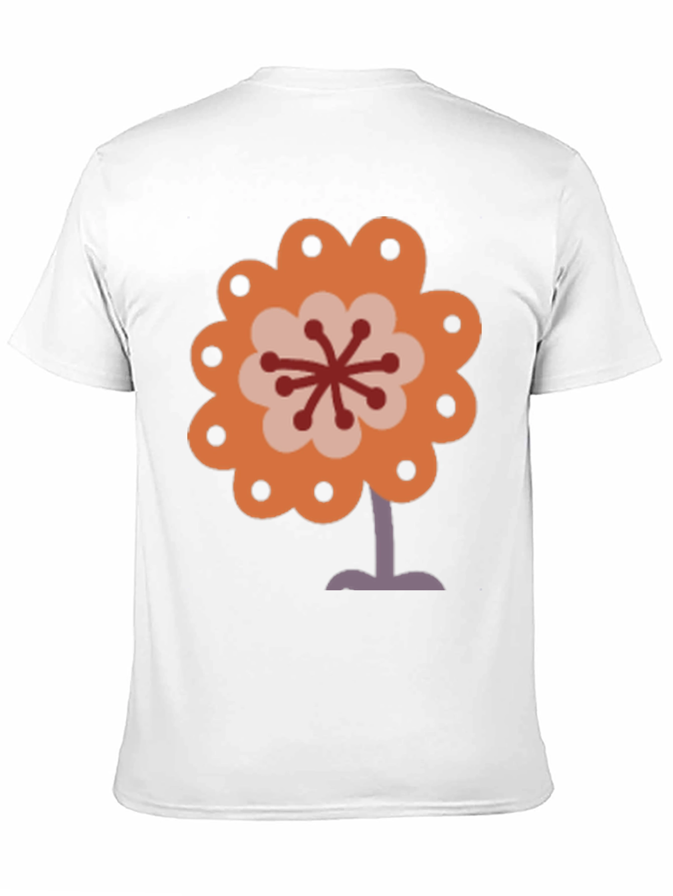 Black Retro Flower Power Graphic Tee - Black view 11