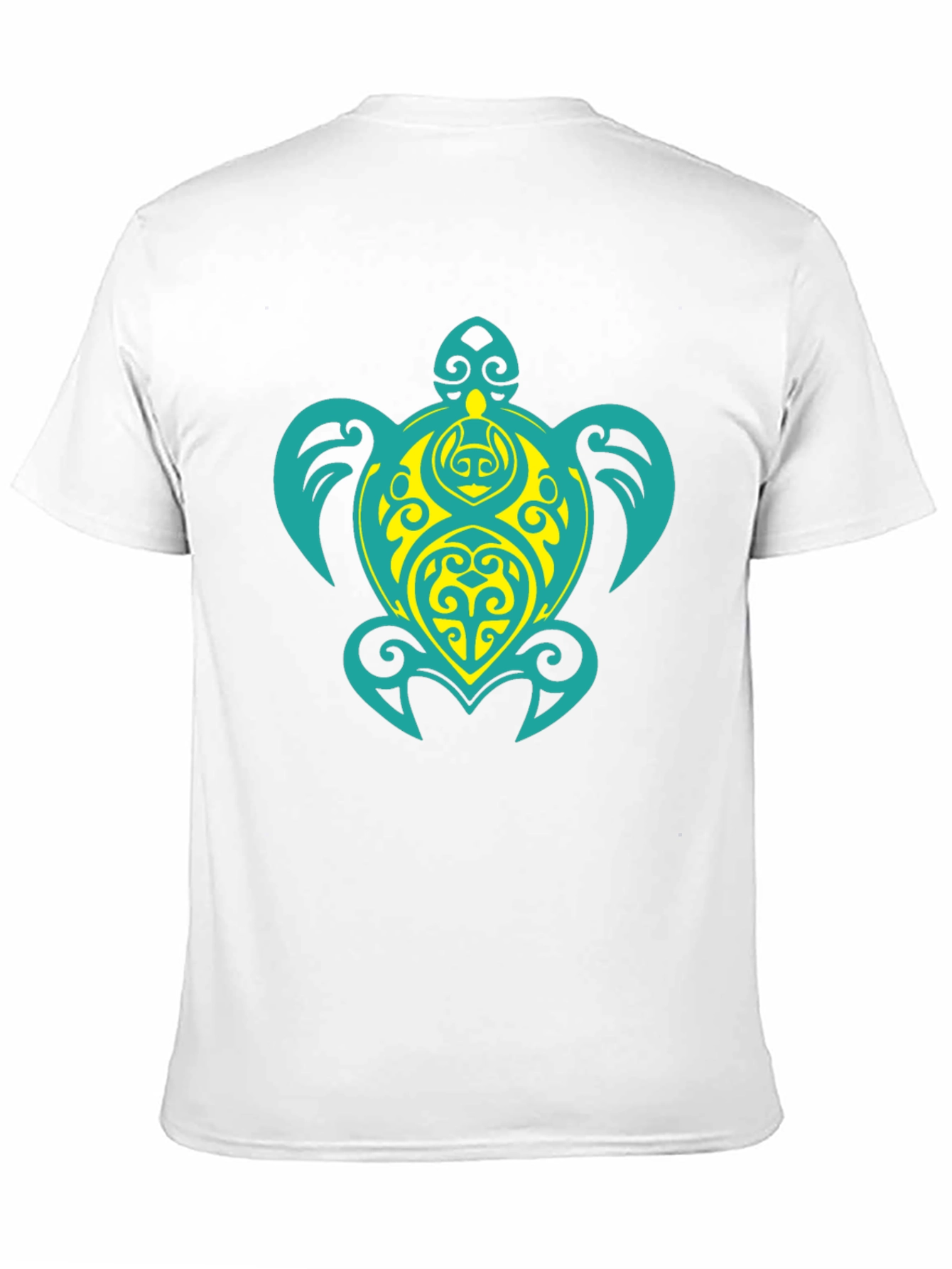 Black Turtle Graphic Tee - Black Cotton Blend T-Shirt view 11