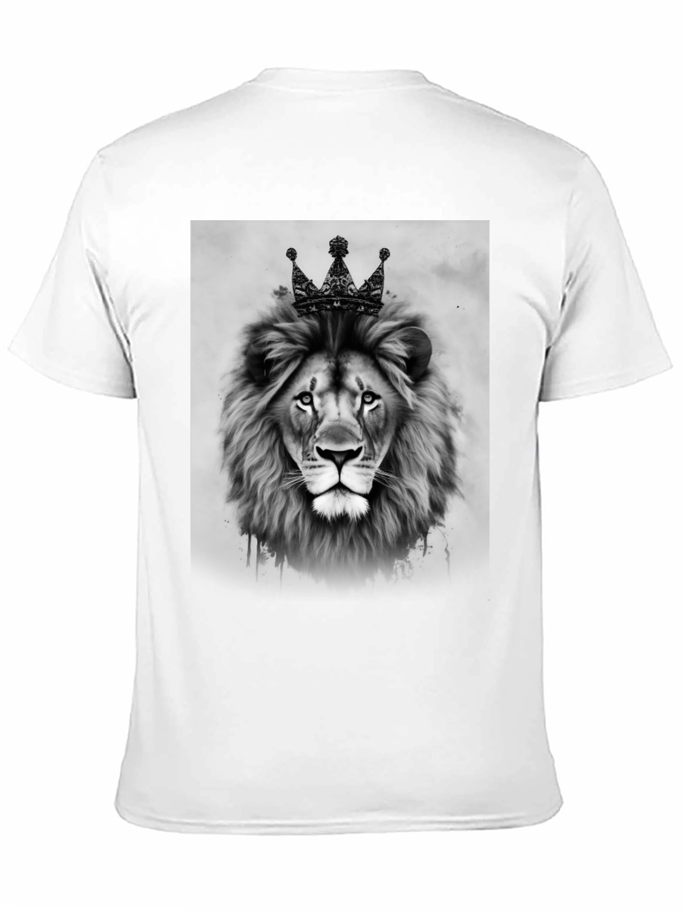 Black Lion King Graphic Tee - Black Unisex T-Shirt view 11