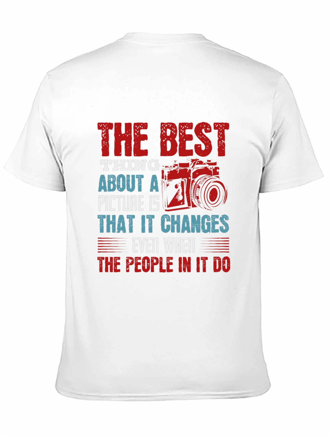 Black Photographer's T-shirt - "The Best Thing About A Picture" view 11