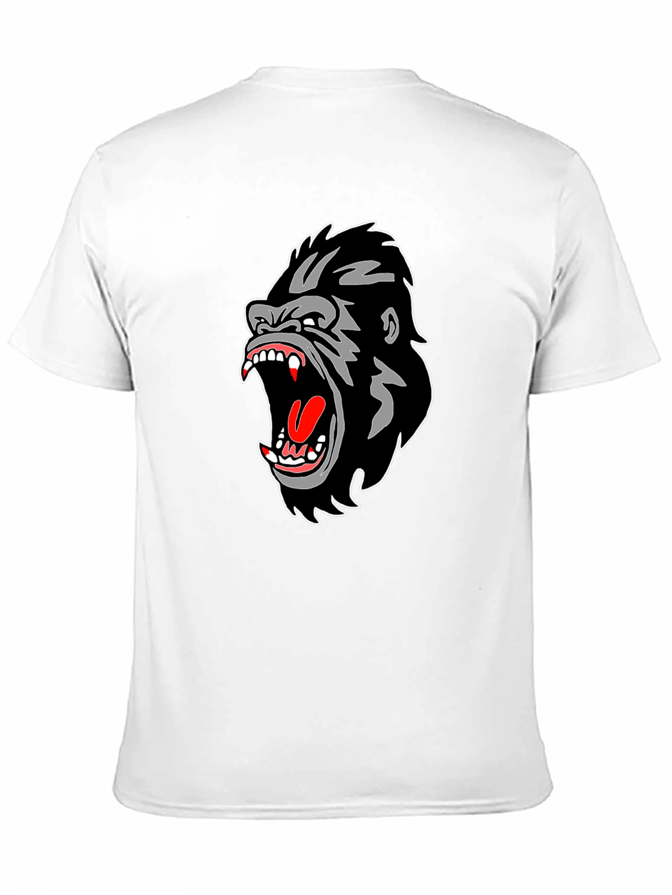 Black Gorilla Graphic Print Black T-Shirt view 11
