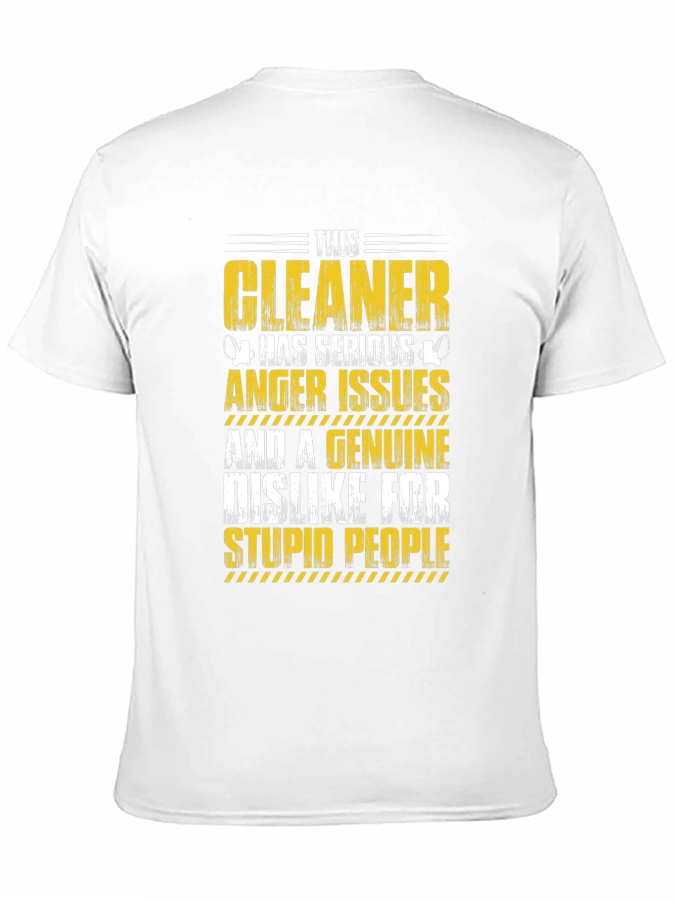 Black Cleaner Anger Issues Graphic Tee view 11
