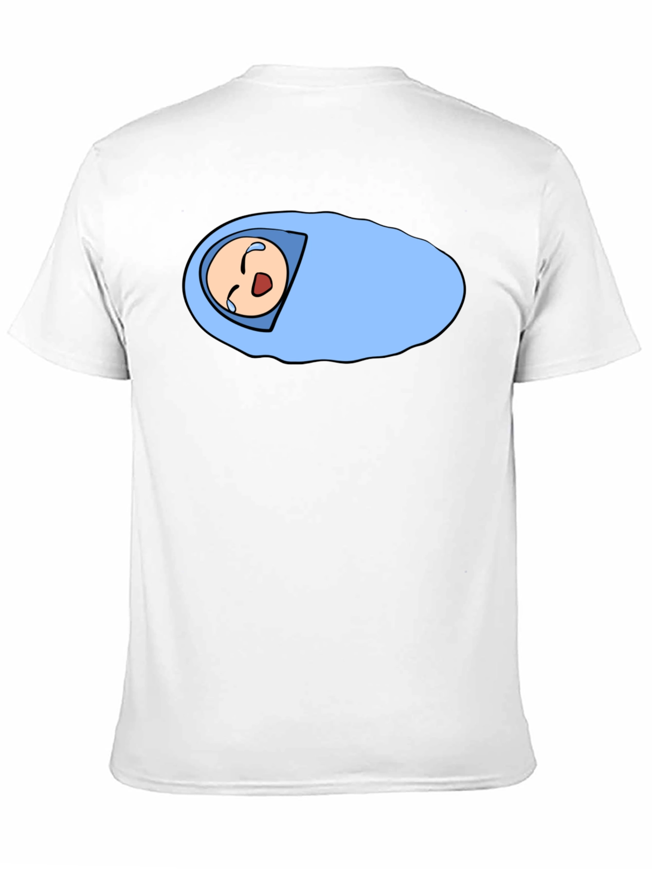 Black Cartoon Baby T-Shirt - Black, Unique Design view 11