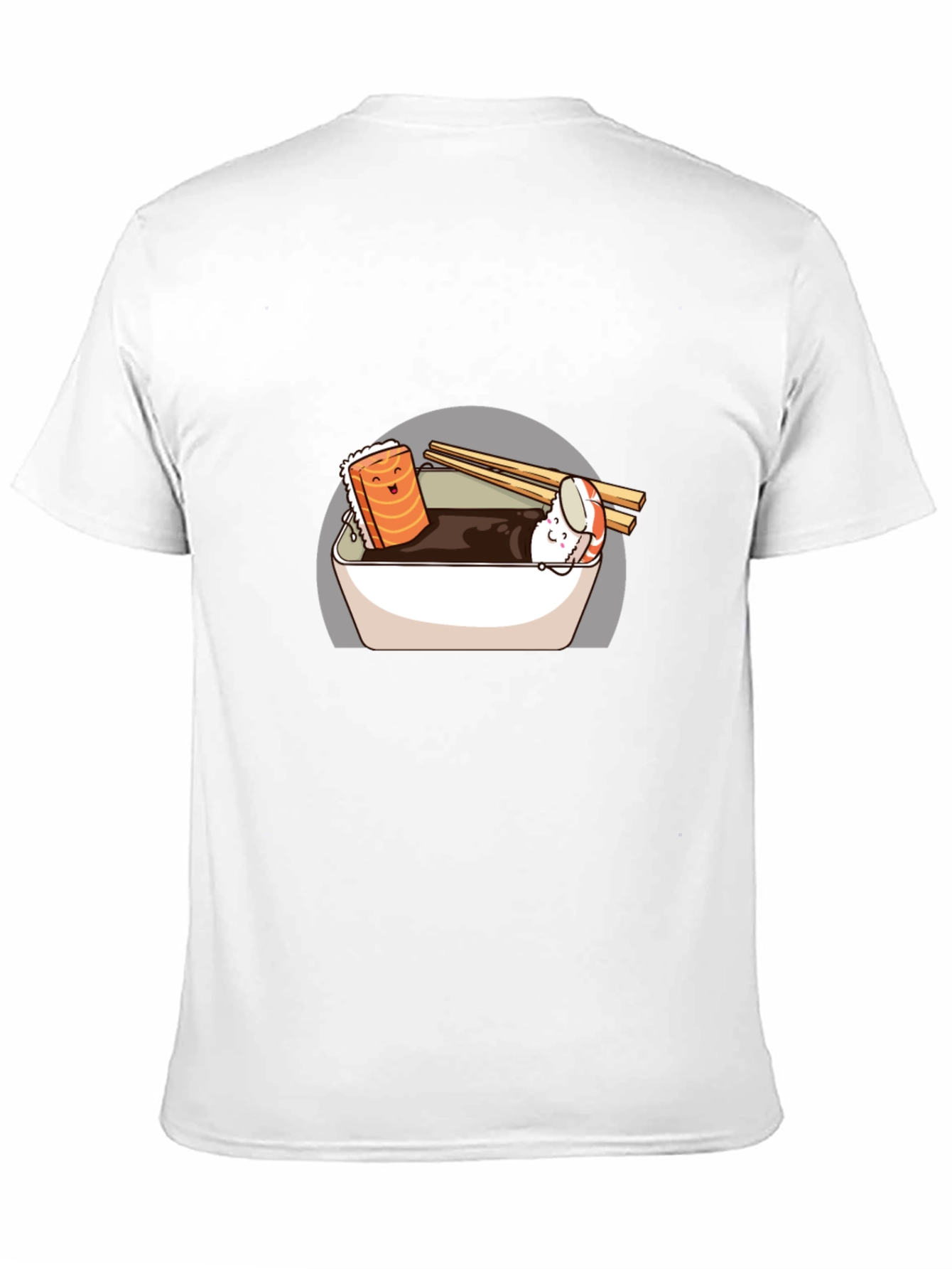 Black Sushi Lover's T-Shirt - Funny Food Graphic Tee view 11