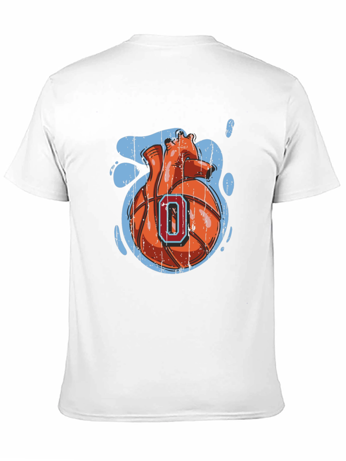 Black Heart Basketball Graphic Tee - Urban Style view 11