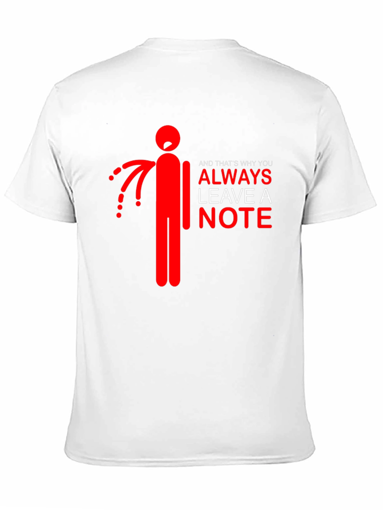 Black Always Leave a Note Graphic Tee view 11