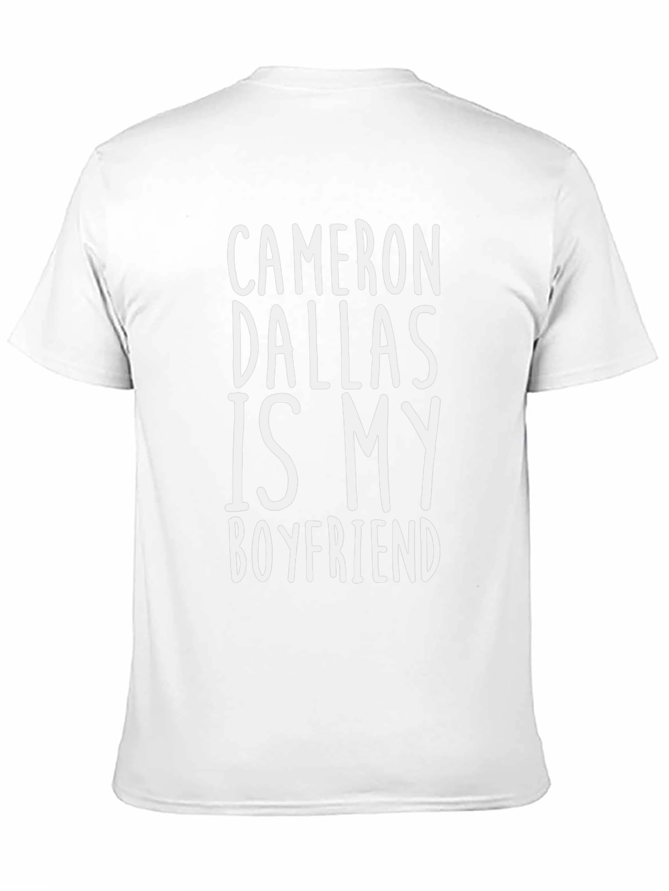 Black Cameron Dallas Is My Boyfriend T-Shirt - Novelty Tee view 11
