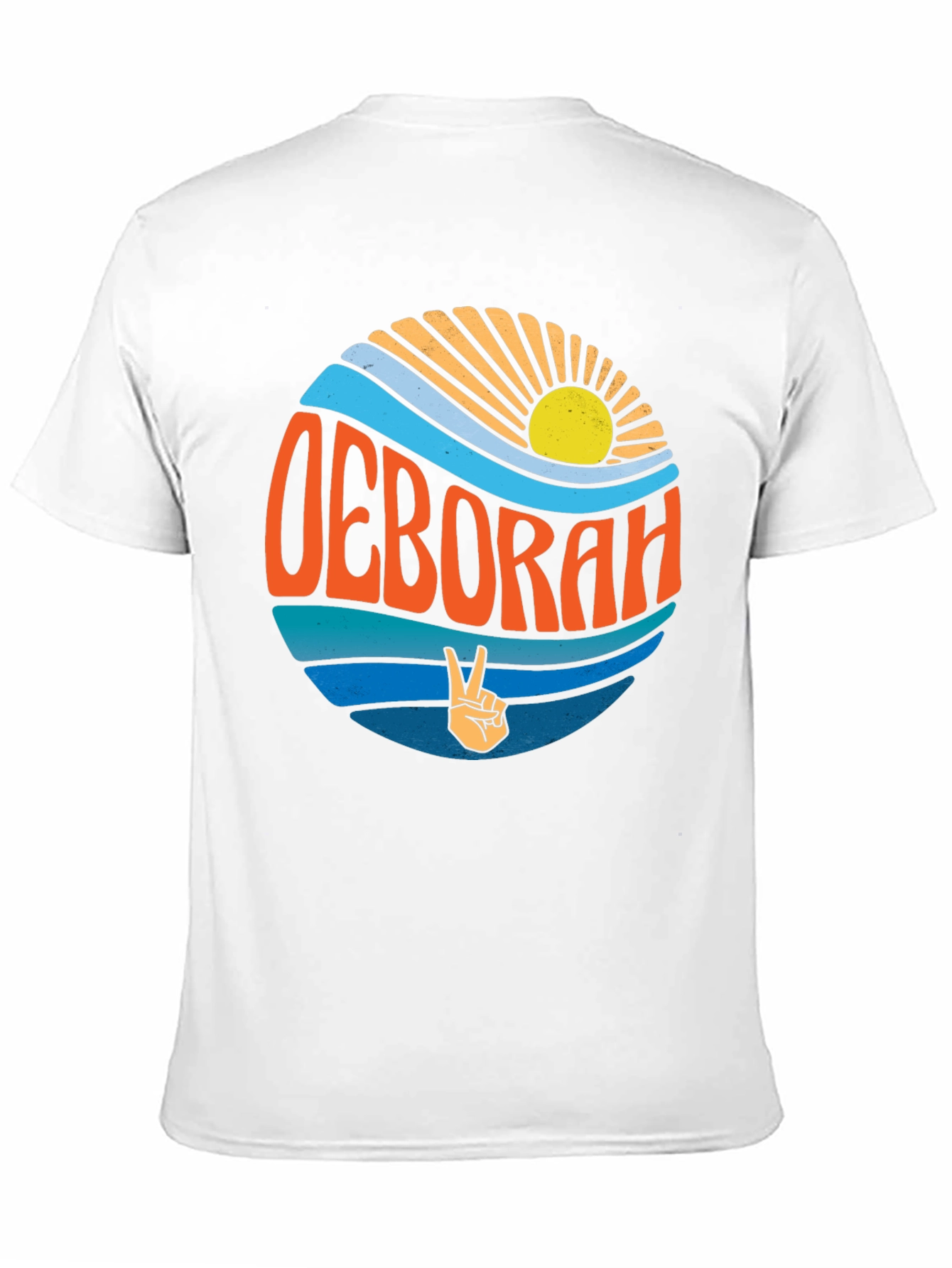 Black Deborah Retro Graphic T-Shirt - Peace & Sun view 11