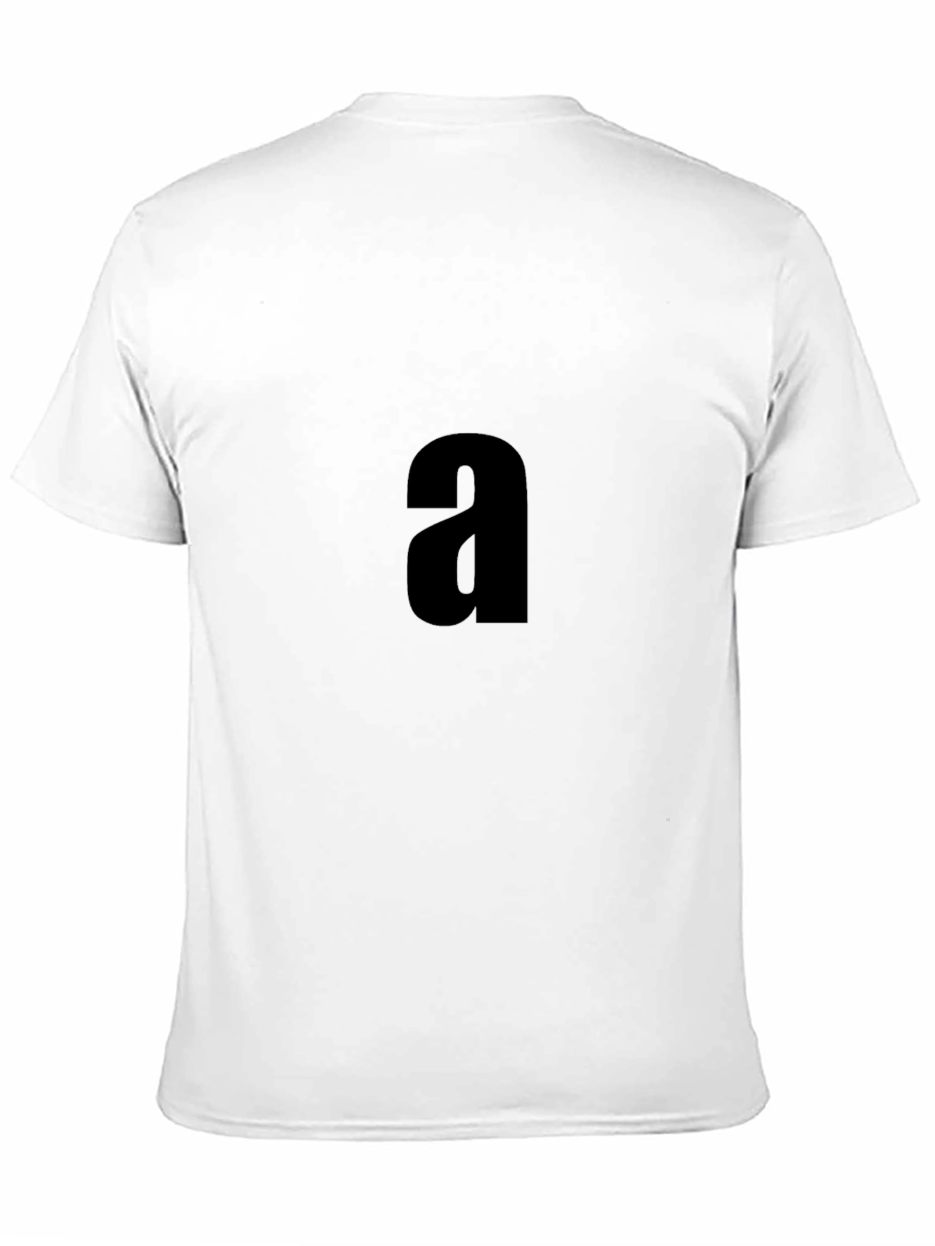 Black Black "a" Graphic Tee view 11