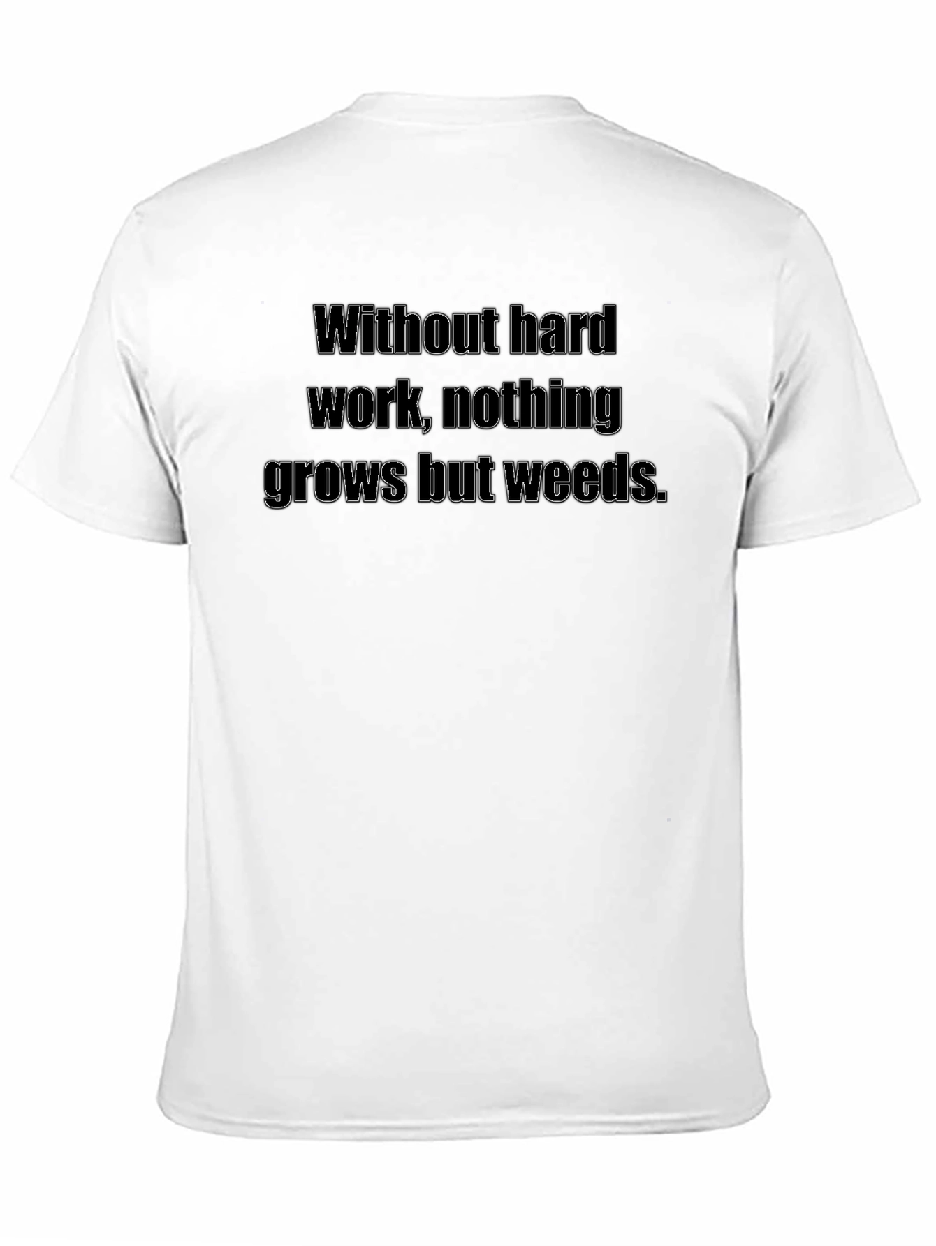 Black Inspirational Quote T-Shirt - Hard Work Pays Off view 11