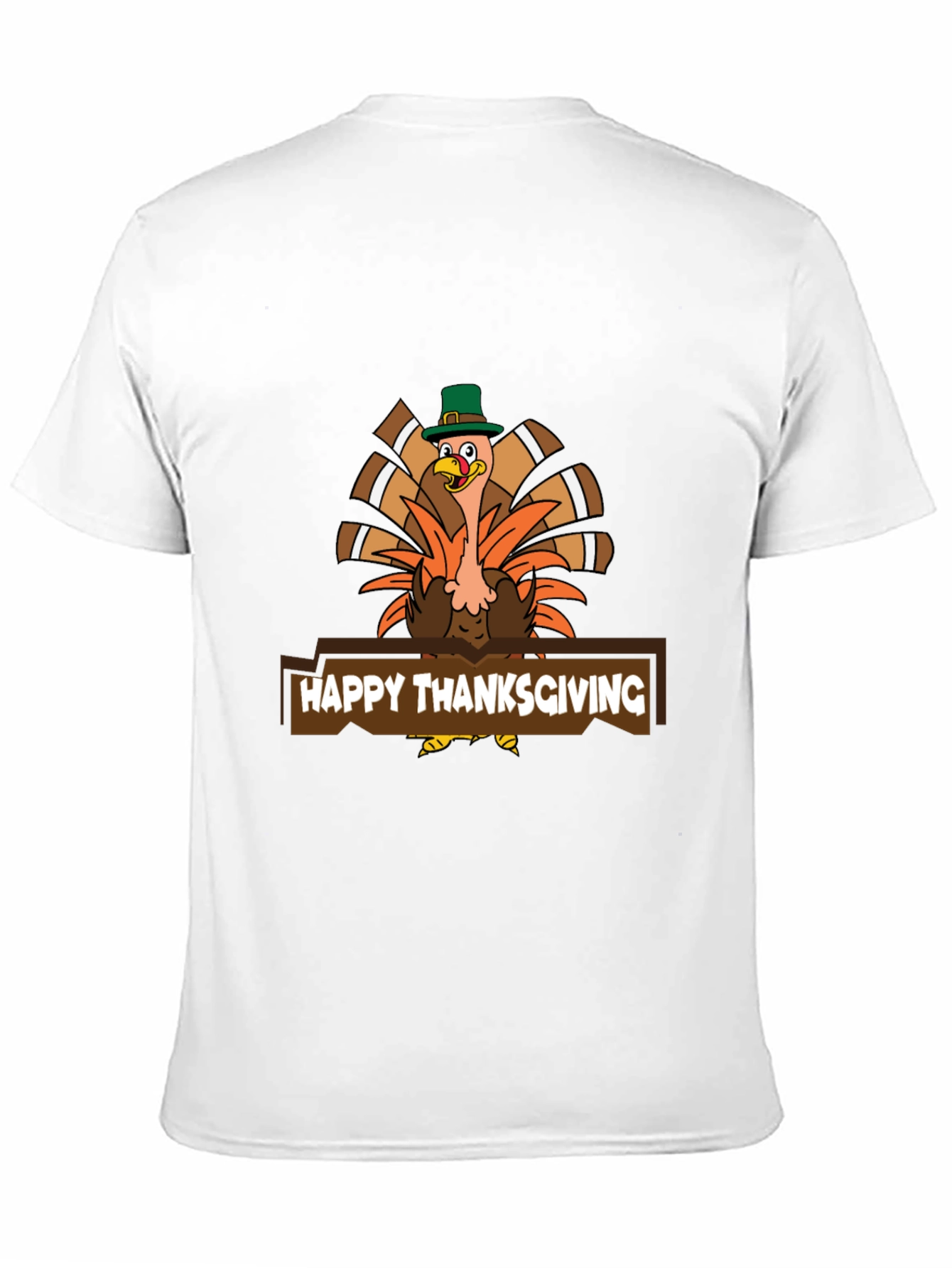 Black Thanksgiving Turkey T-Shirt - Holiday Graphic Tee view 11