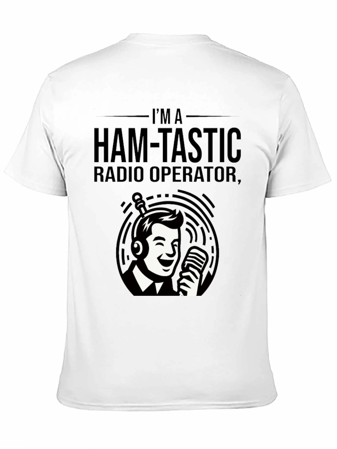 Black Ham-Tastic Radio Operator T-Shirt view 11
