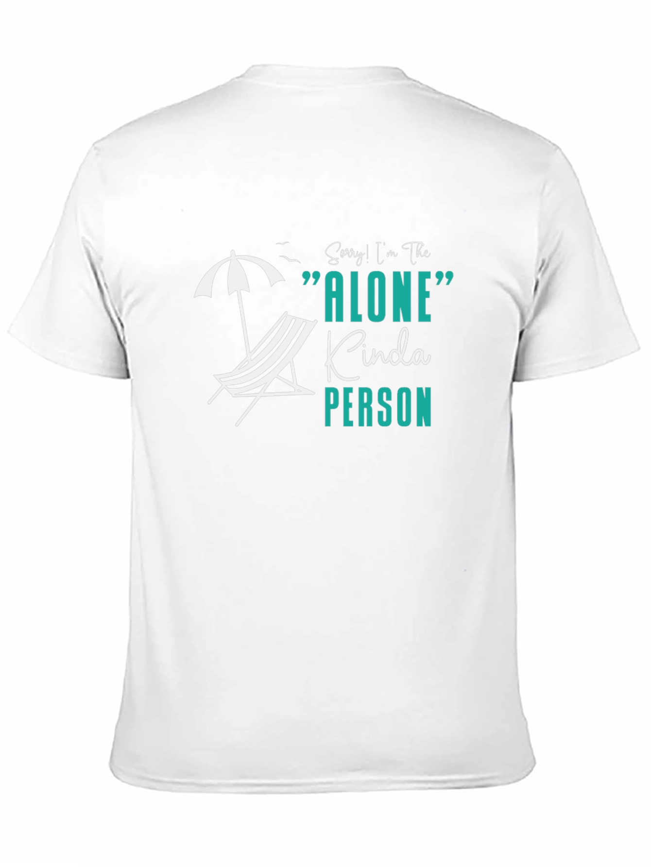 Black Alone Kinda Person Graphic Tee - Black view 11