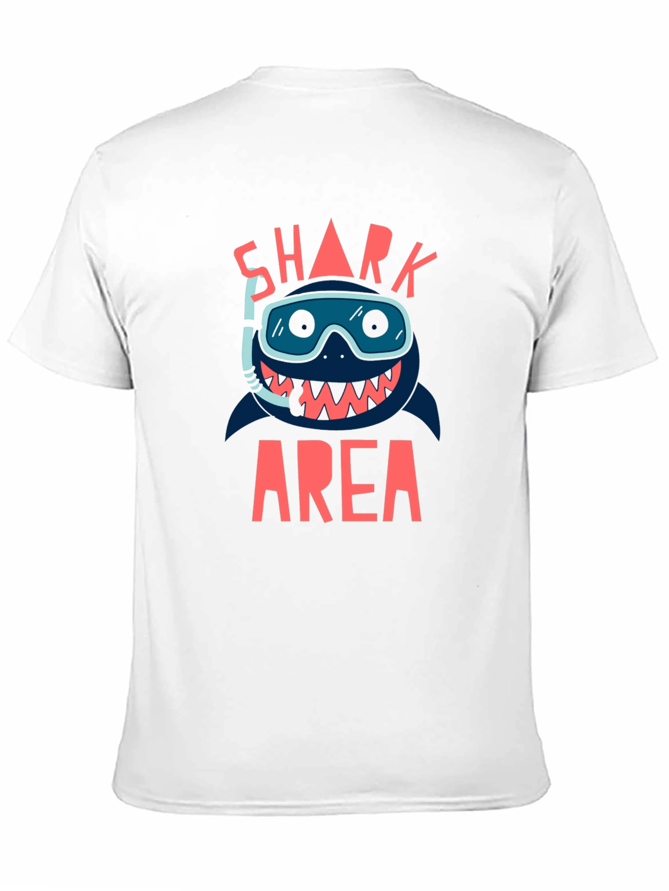 Black Shark Area Black Graphic T-Shirt view 11
