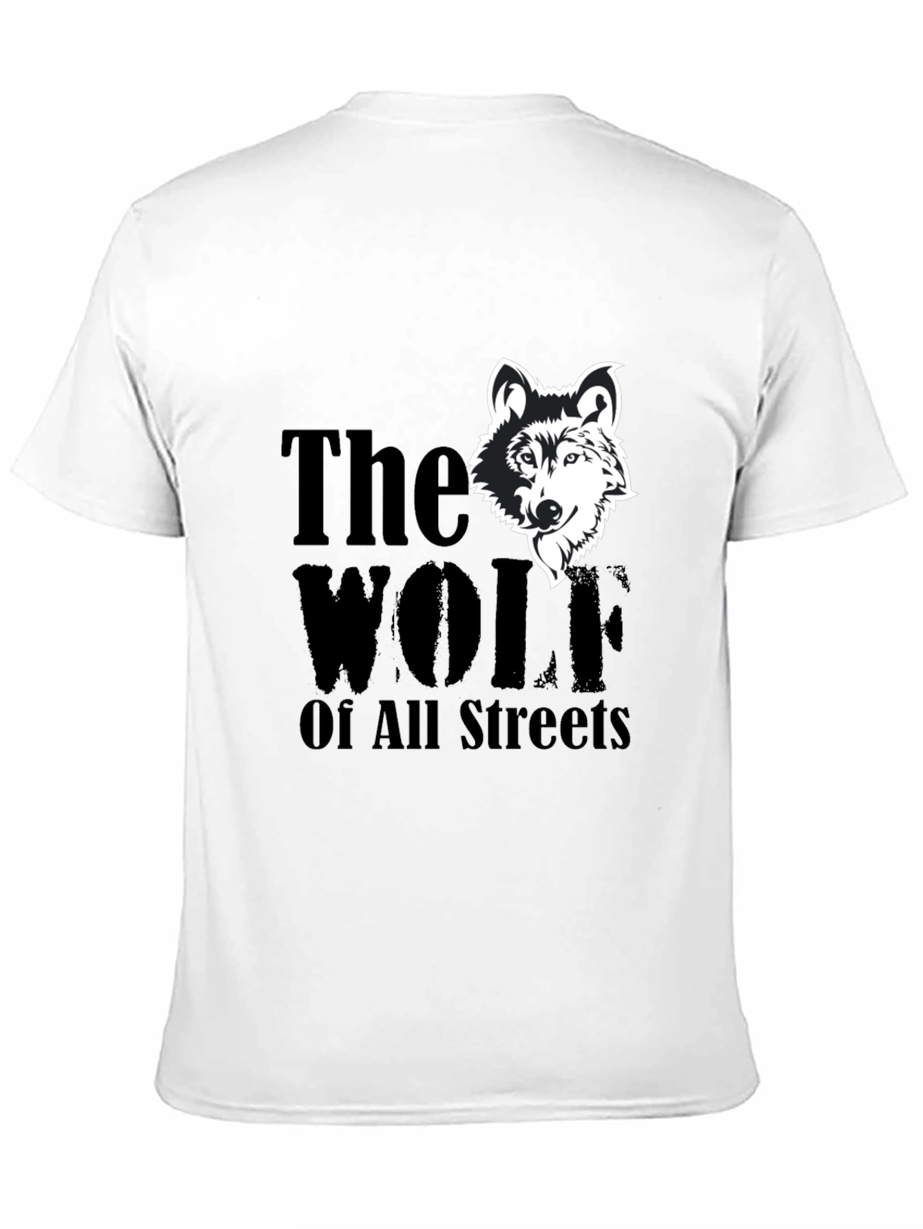 Black The Wolf Of All Streets Graphic Tee view 11
