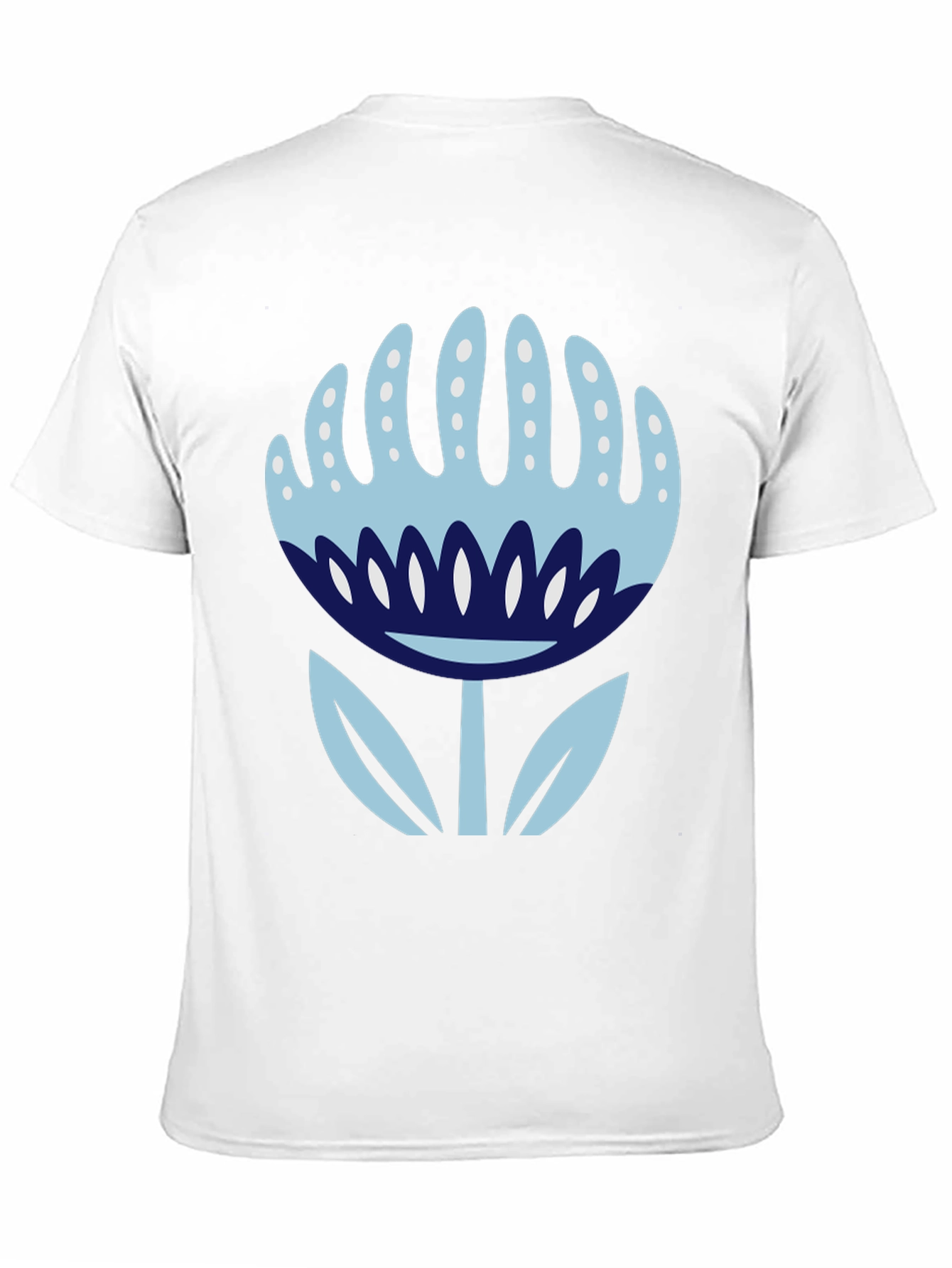 Black Floral Graphic Black T-Shirt - Modern Style view 11