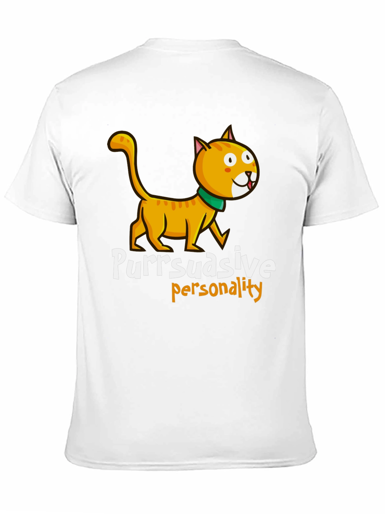 Black Purrsuasive Personality Cat Graphic Tee view 11