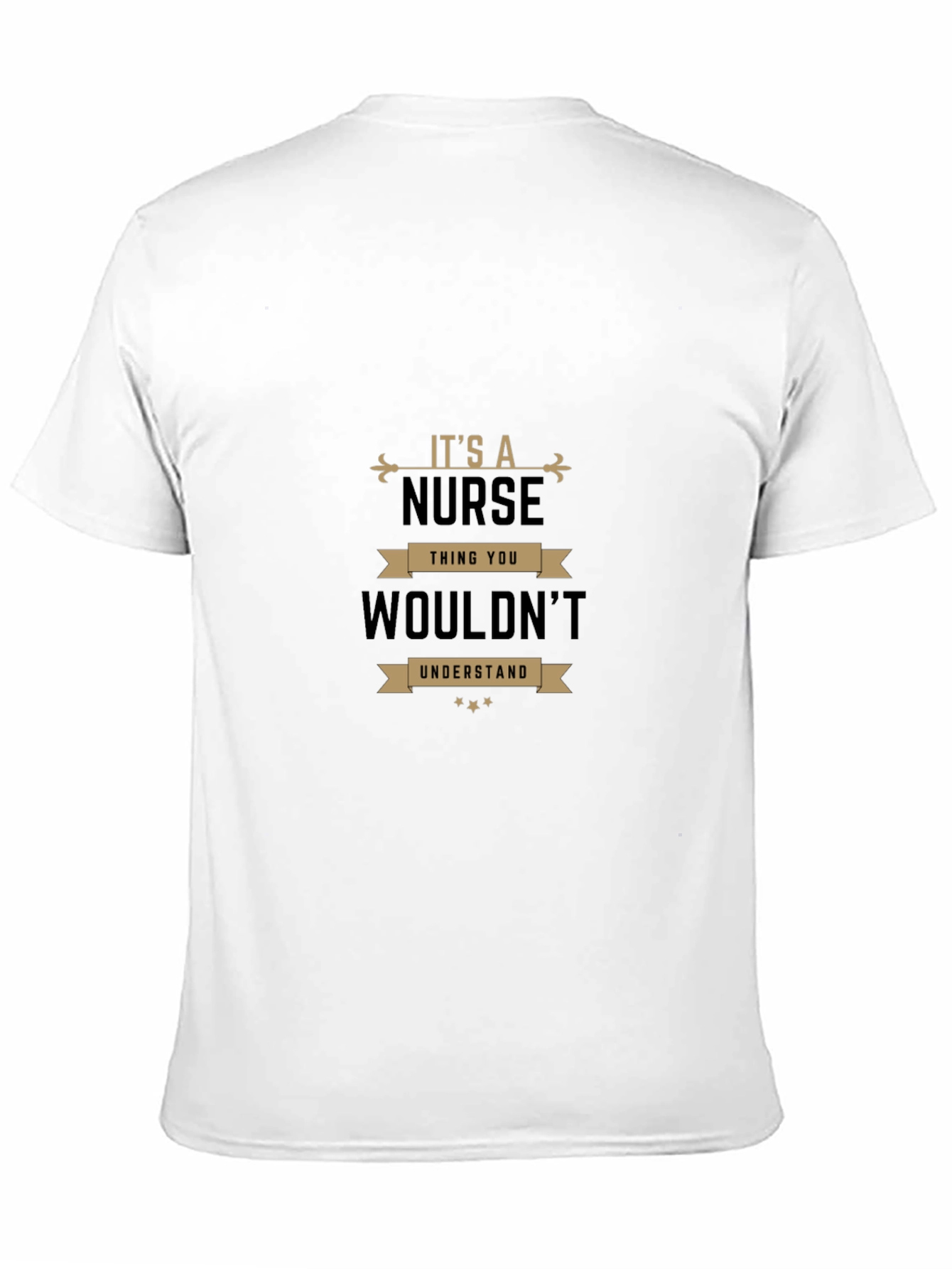 Black It's a Nurse Thing T-Shirt view 11