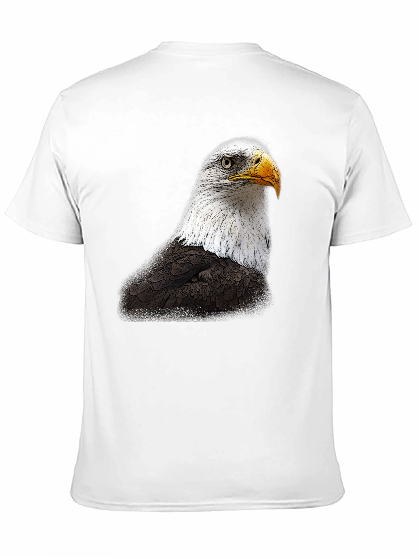 Black Bald Eagle Graphic T-Shirt view 11