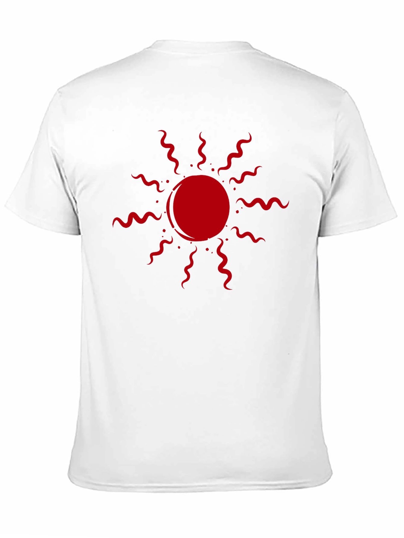 Black Solar Symbol Graphic Tee - Black Cotton Blend view 11