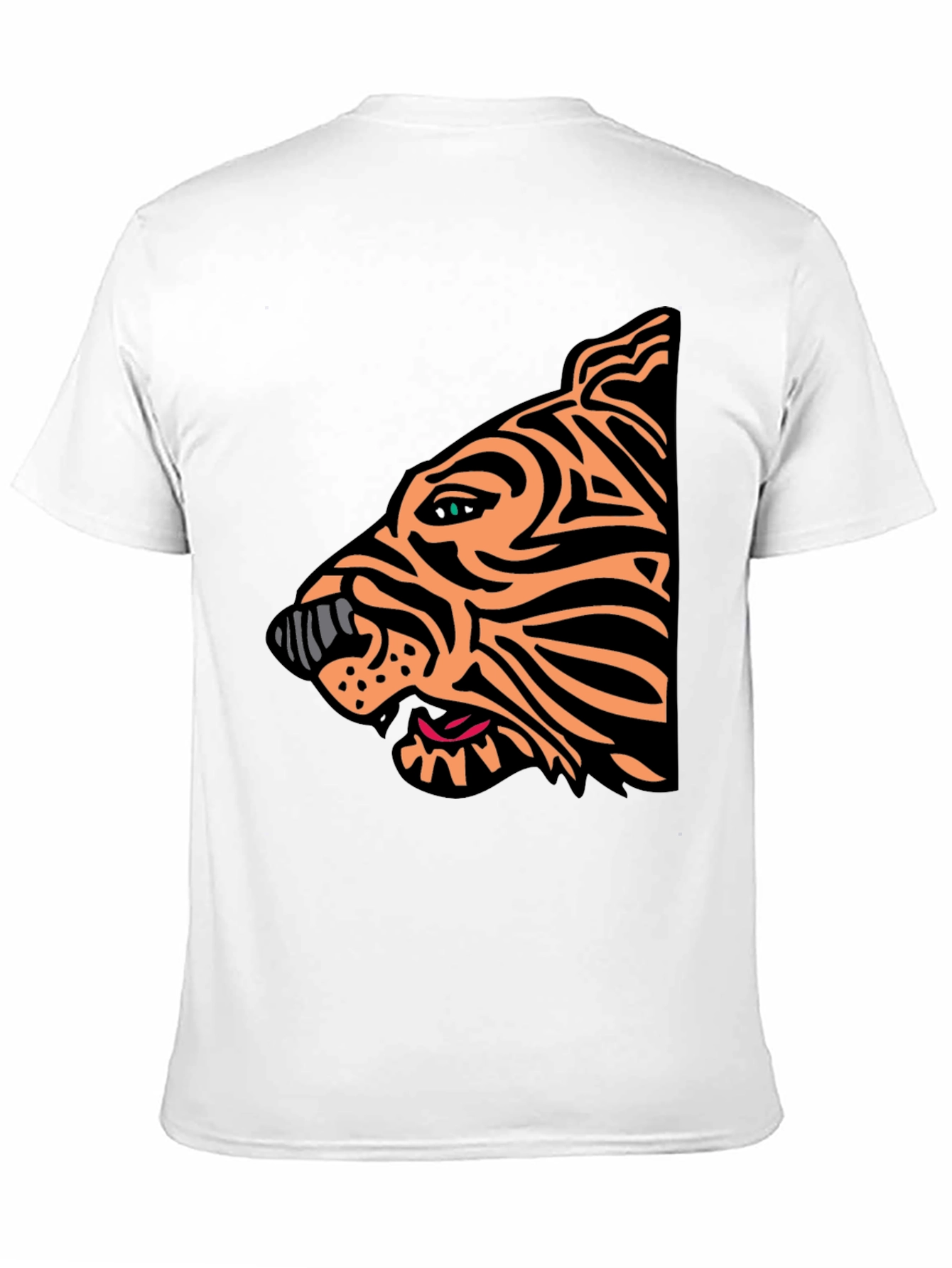 Black Bold Tiger Graphic Tee - Stylish Animal Print Shirt view 11