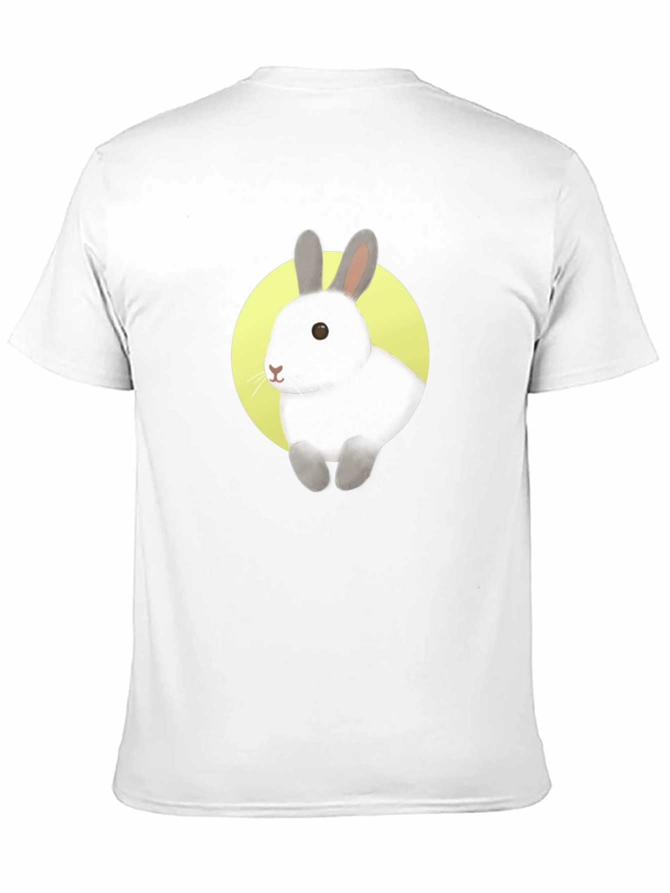 Black Rabbit Graphic T-Shirt - Black Cotton Blend view 11