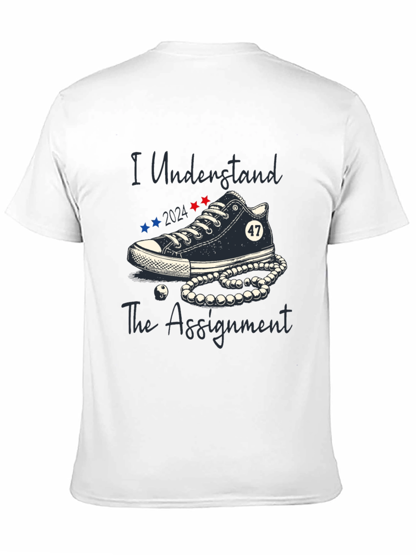 Black I Understand The Assignment 2024 Graphic Tee view 11