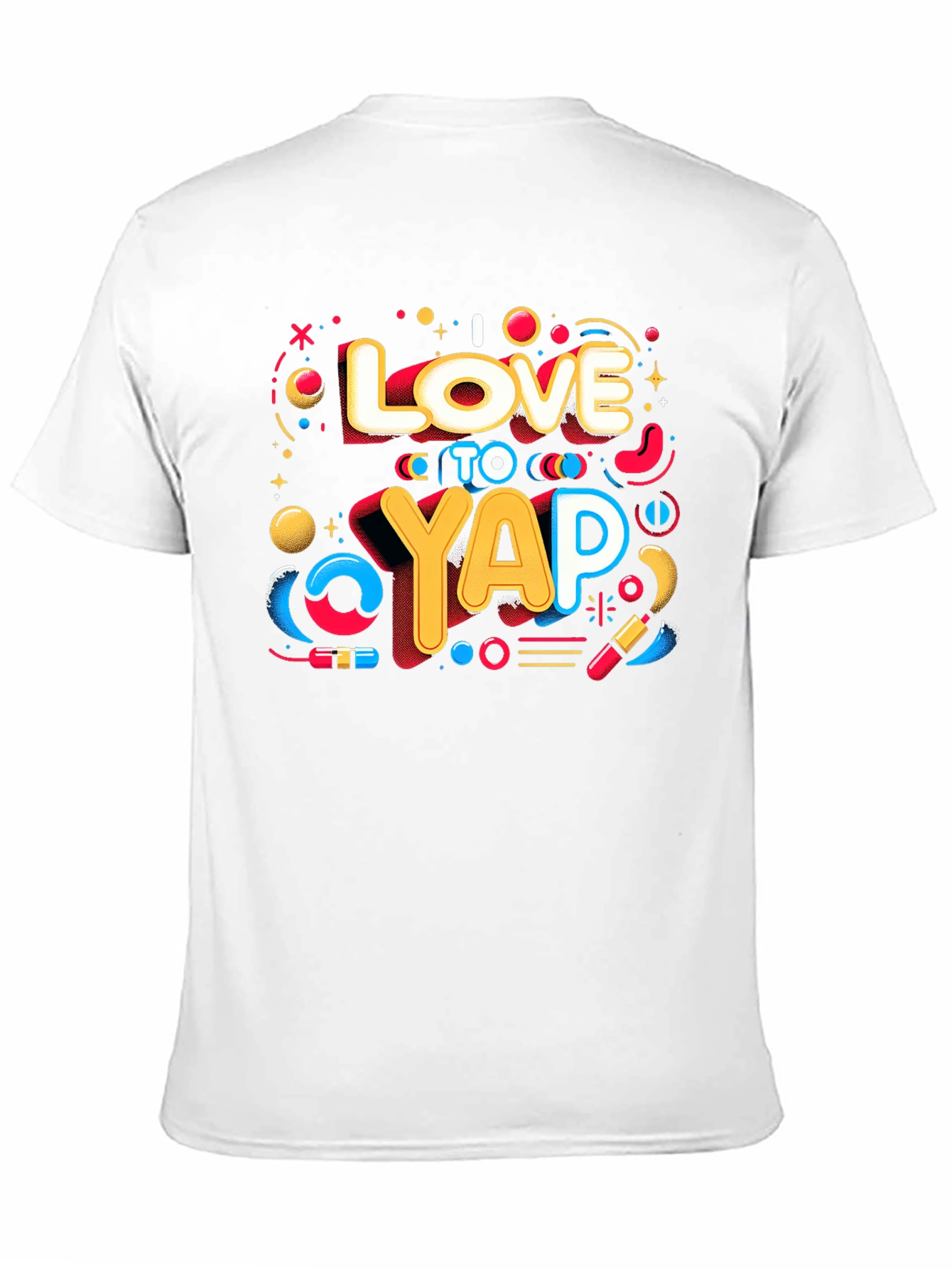 Black I Love to Yap T-Shirt - Graphic Tee view 11