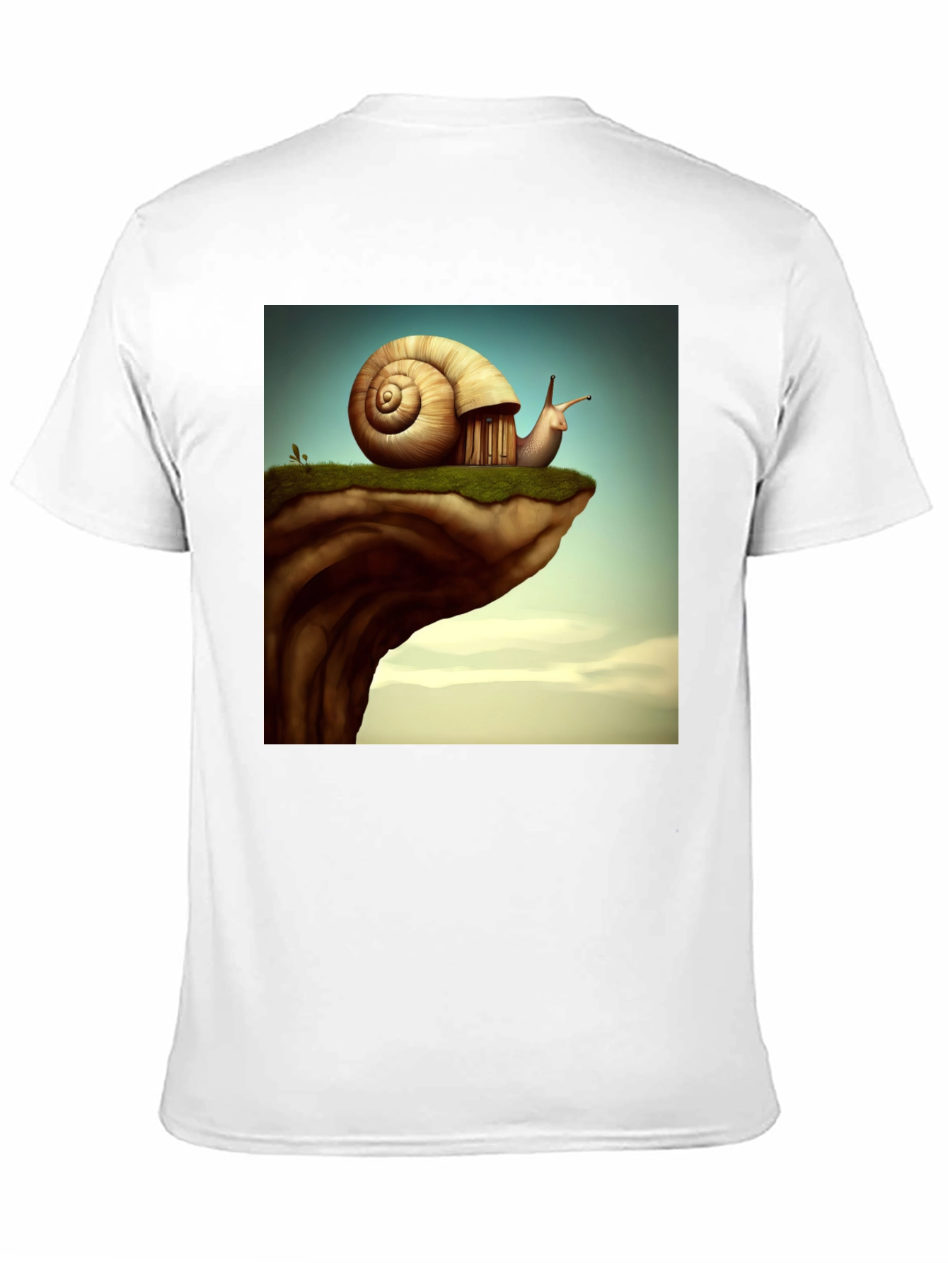Black Snail House Cliff Edge T-Shirt view 11