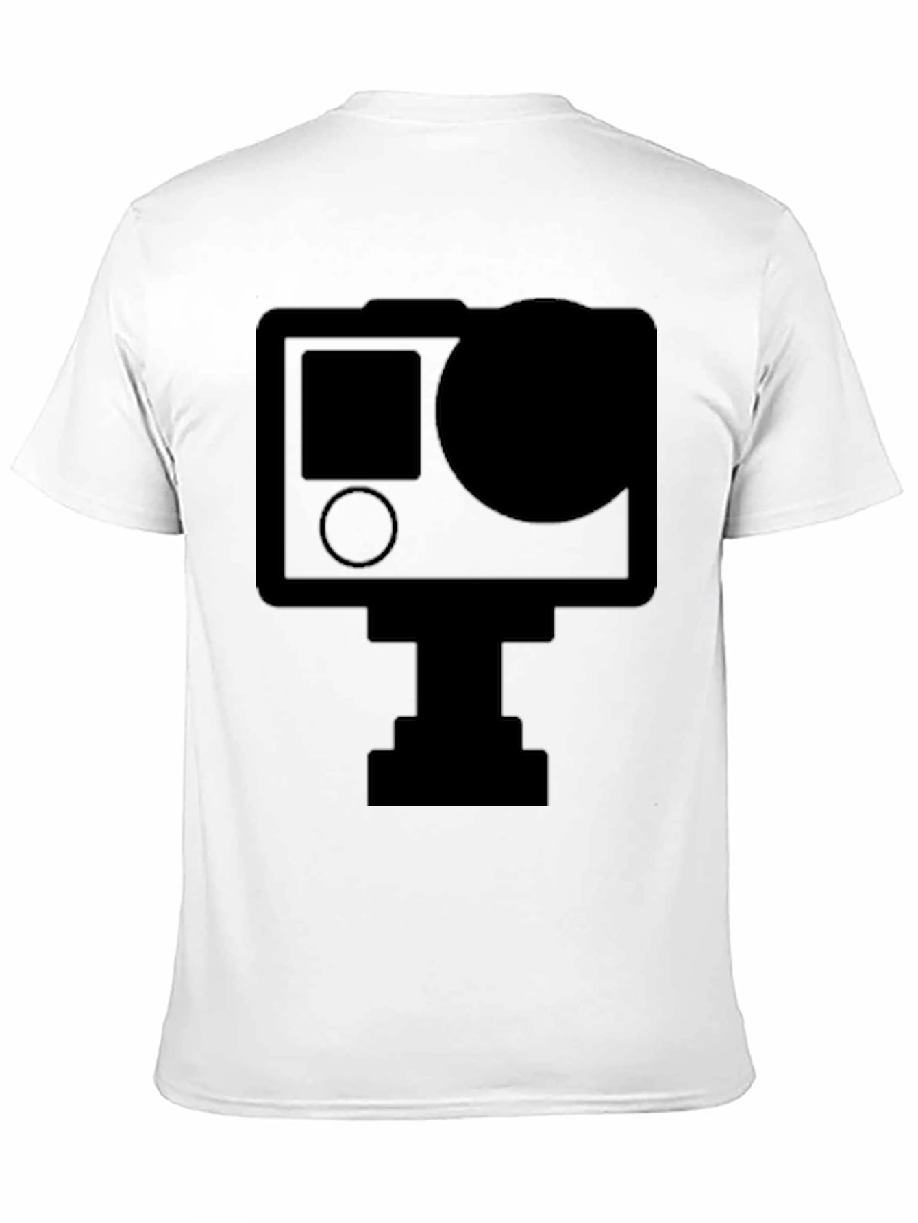 Black Camera Graphic T-Shirt - Black view 11