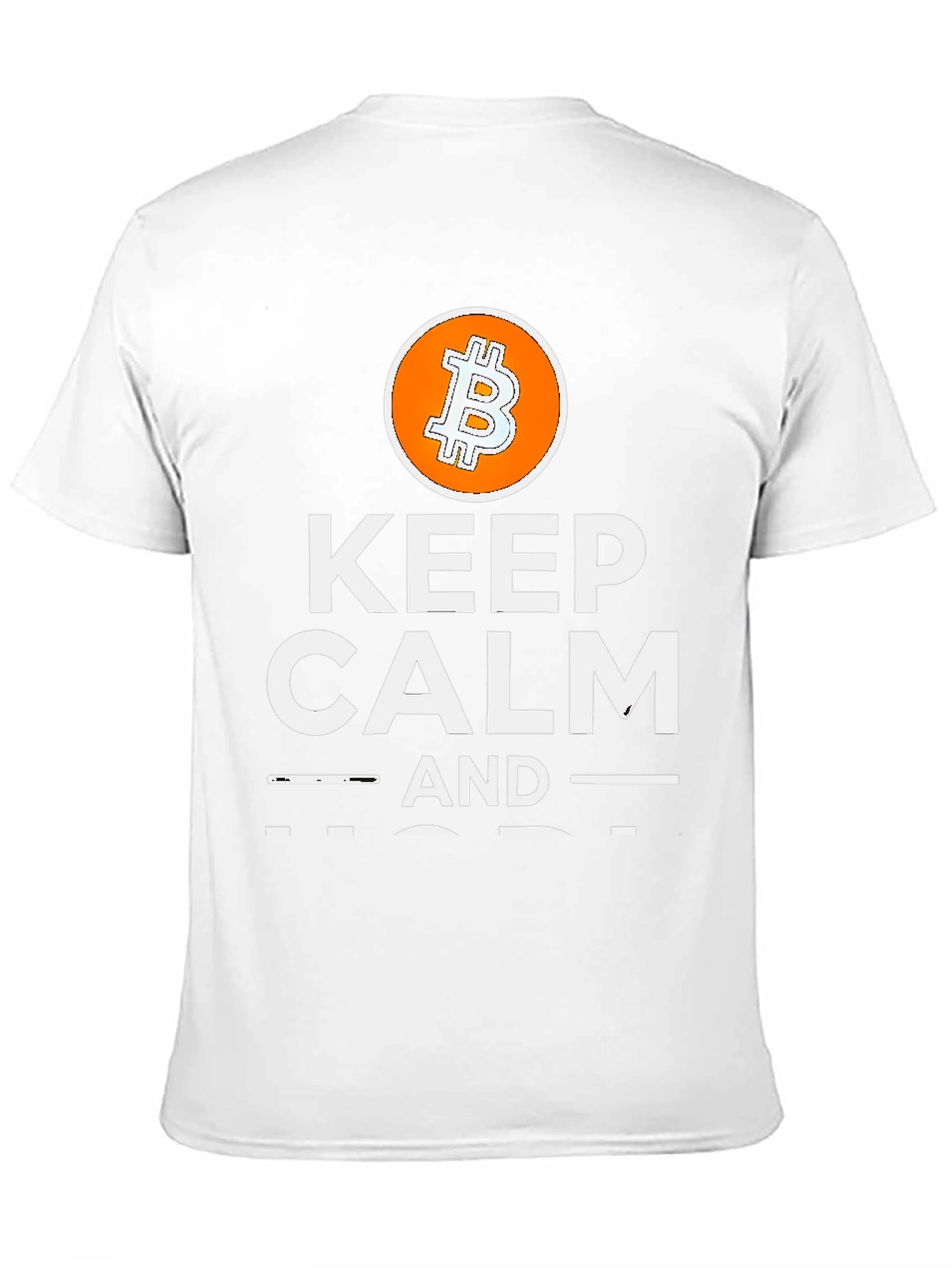 Black Keep Calm and Bitcoin T-Shirt view 11