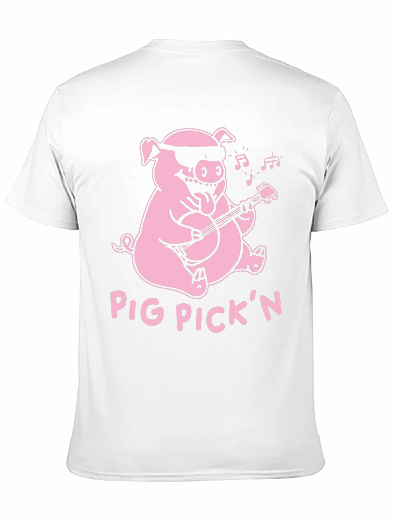 Black Pig Pickin' Graphic Tee - Black Cotton T-Shirt view 11