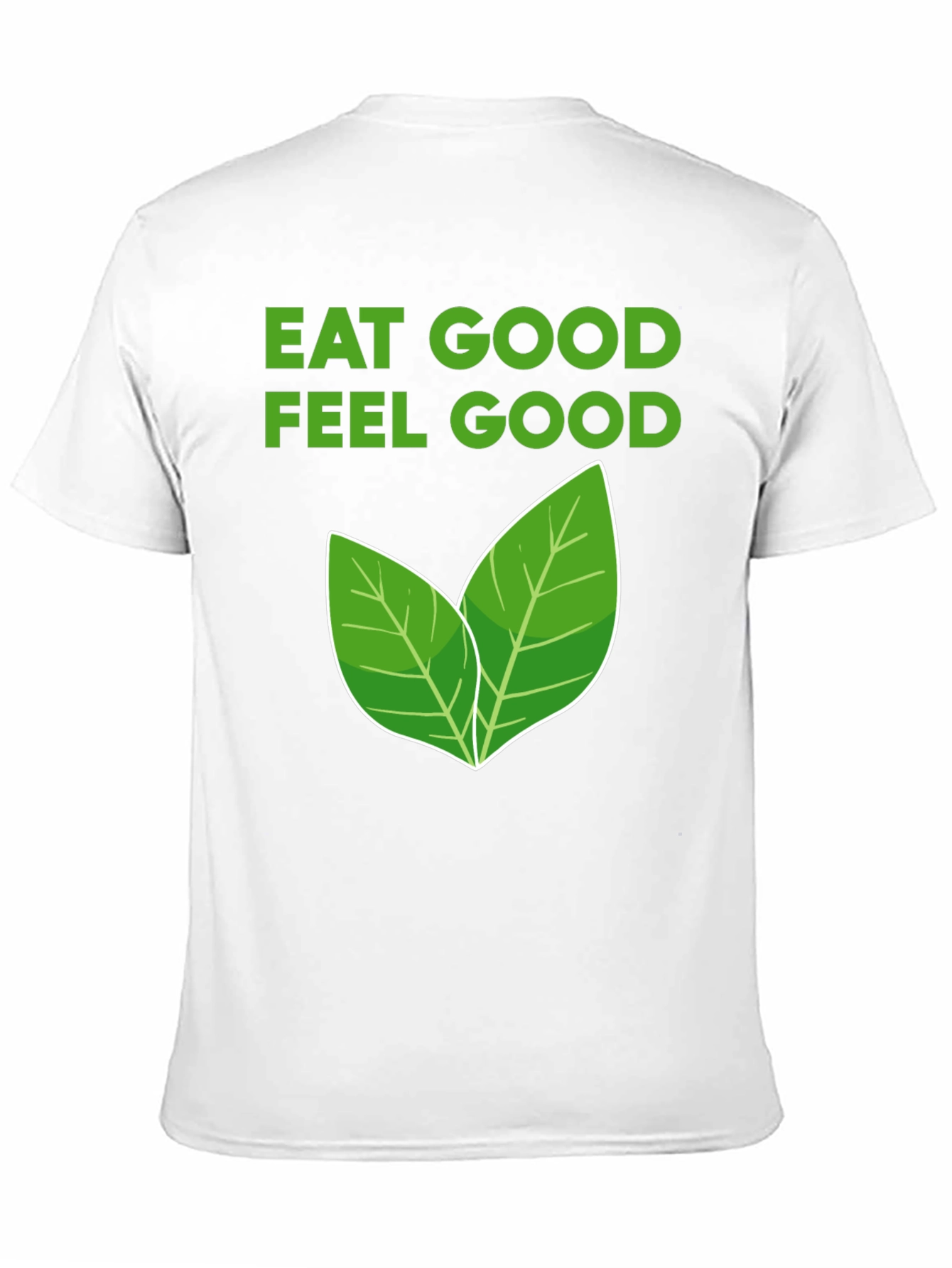 Black Eat Good Feel Good Vegan Graphic Tee view 11