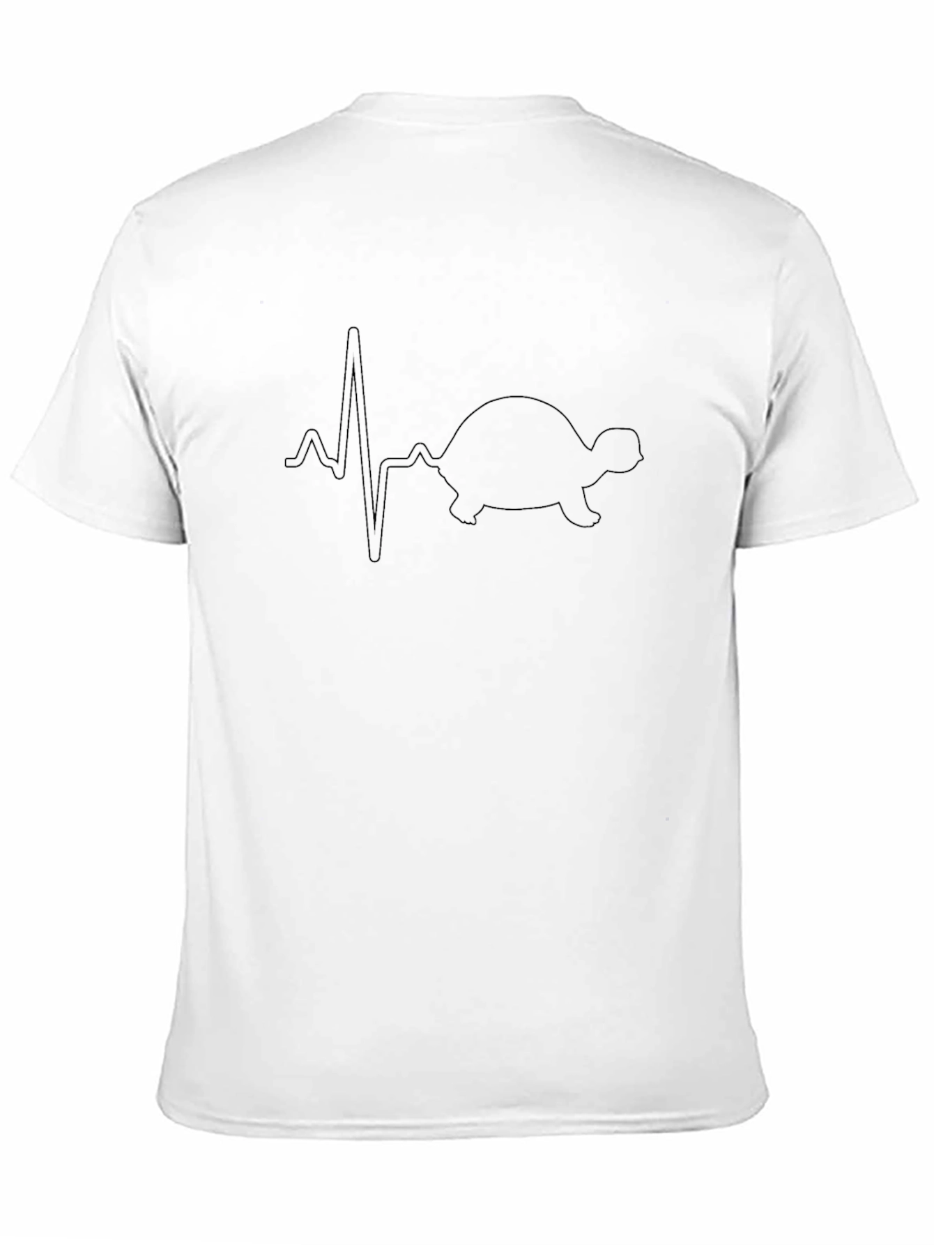 Black Turtle Heartbeat Graphic Tee view 11