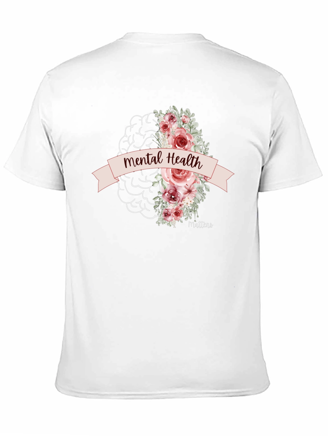 Black Mental Health Matters Graphic Tee view 11