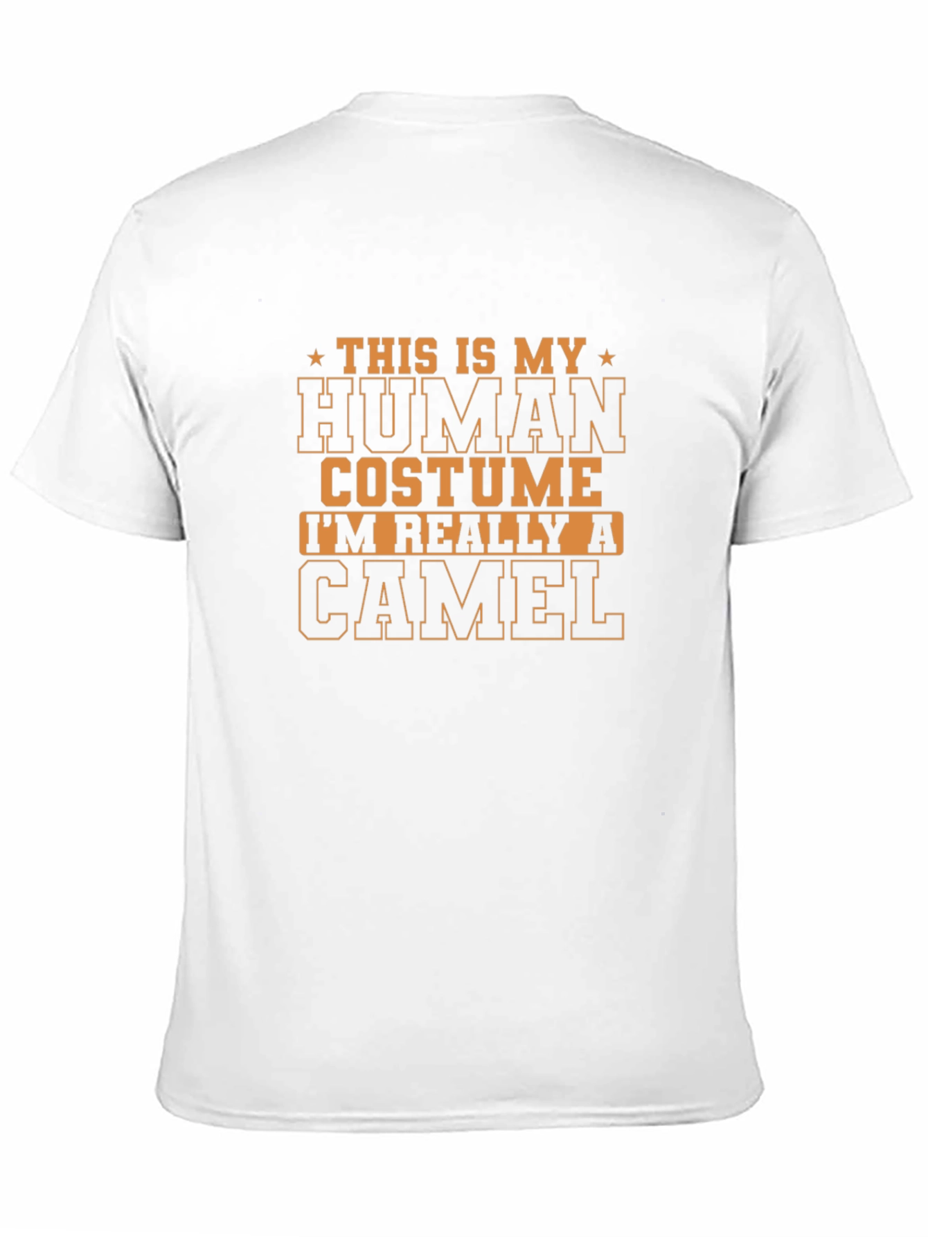Black Human Costume Camel T-Shirt Funny Novelty Tee view 11