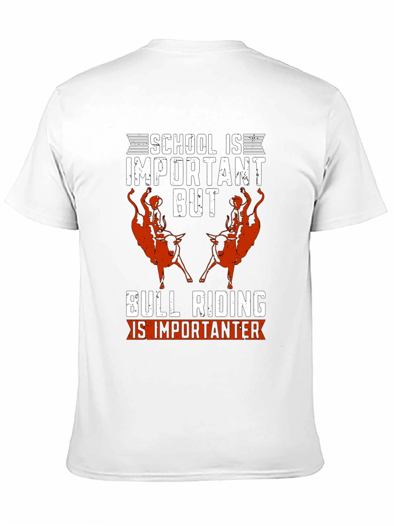 Black Bull Riding is Importanter T-Shirt view 11