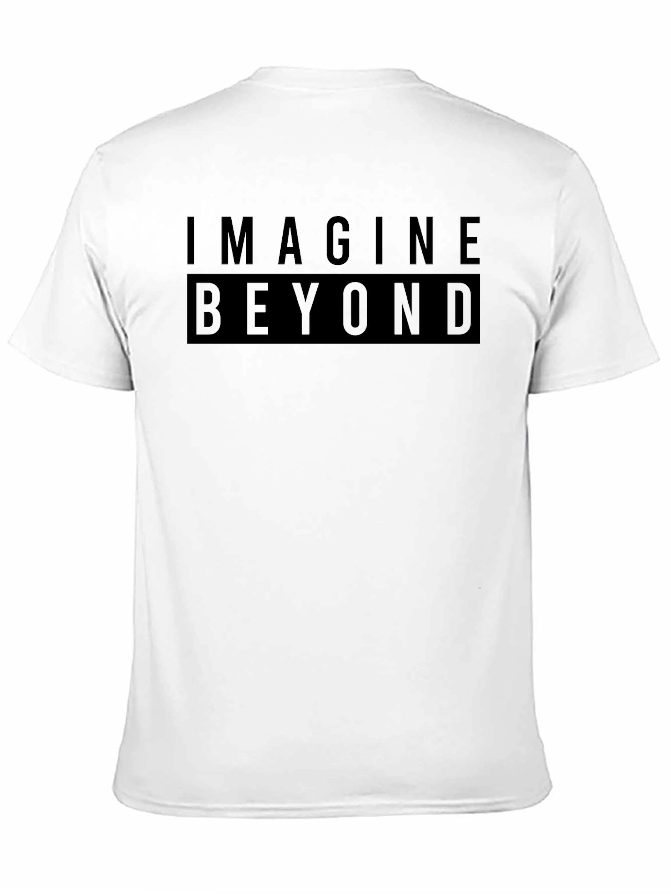 Black Imagine Beyond Black Graphic T-Shirt view 11