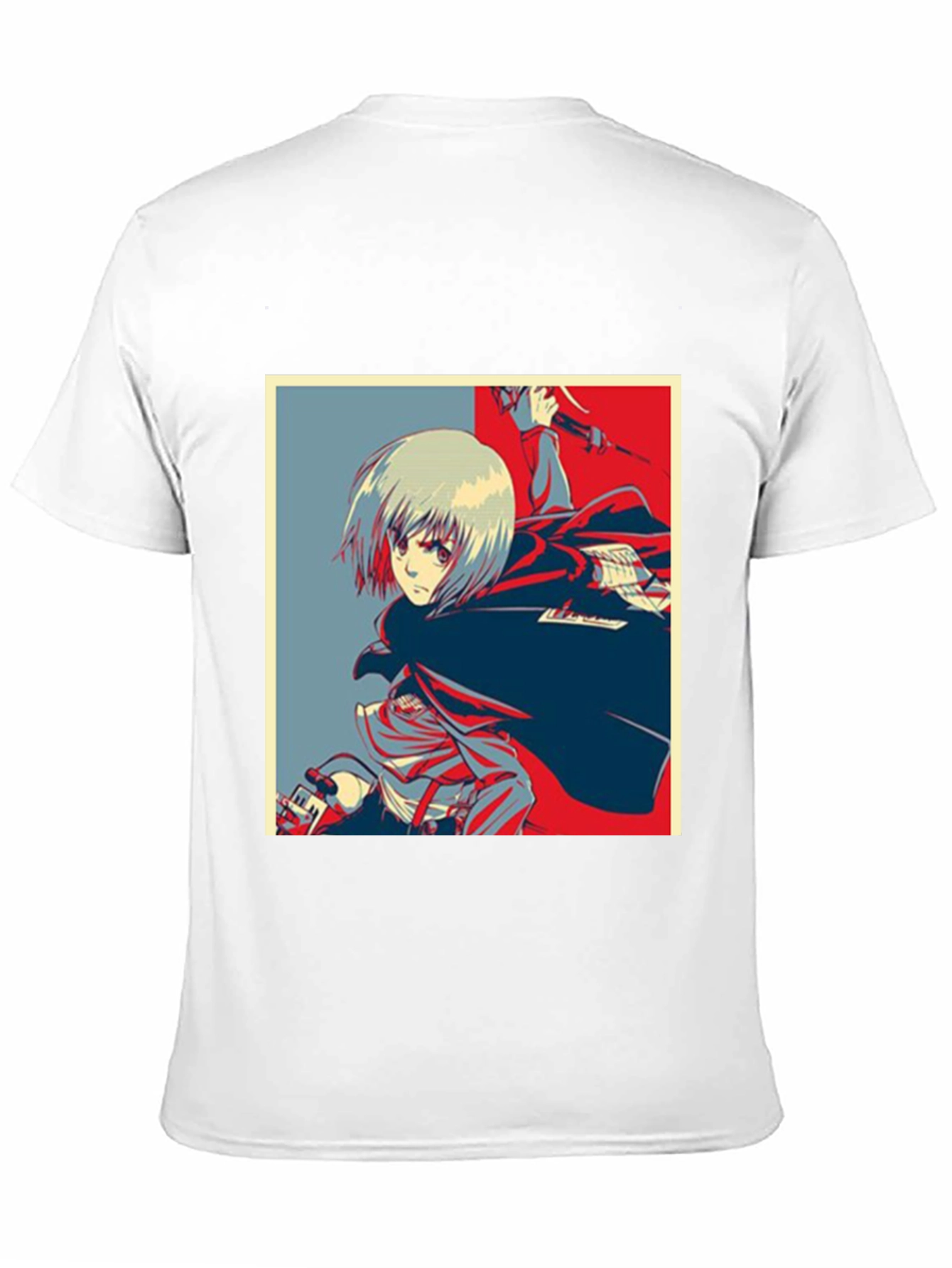 Black Anime Graphic T-Shirt - Attack on Titan Style view 11