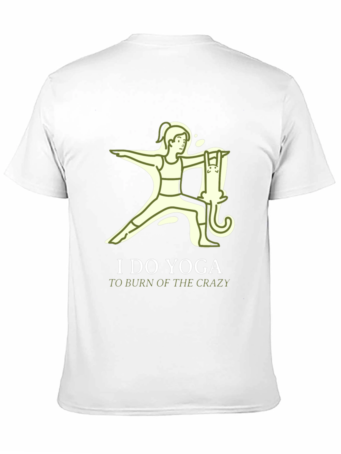 Black Yoga Crazy Burn T-Shirt view 11