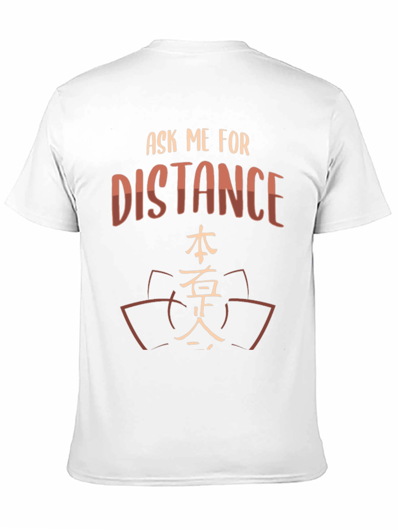 Black Ask Me For Distance T-Shirt - Stylish & Unique Design view 11