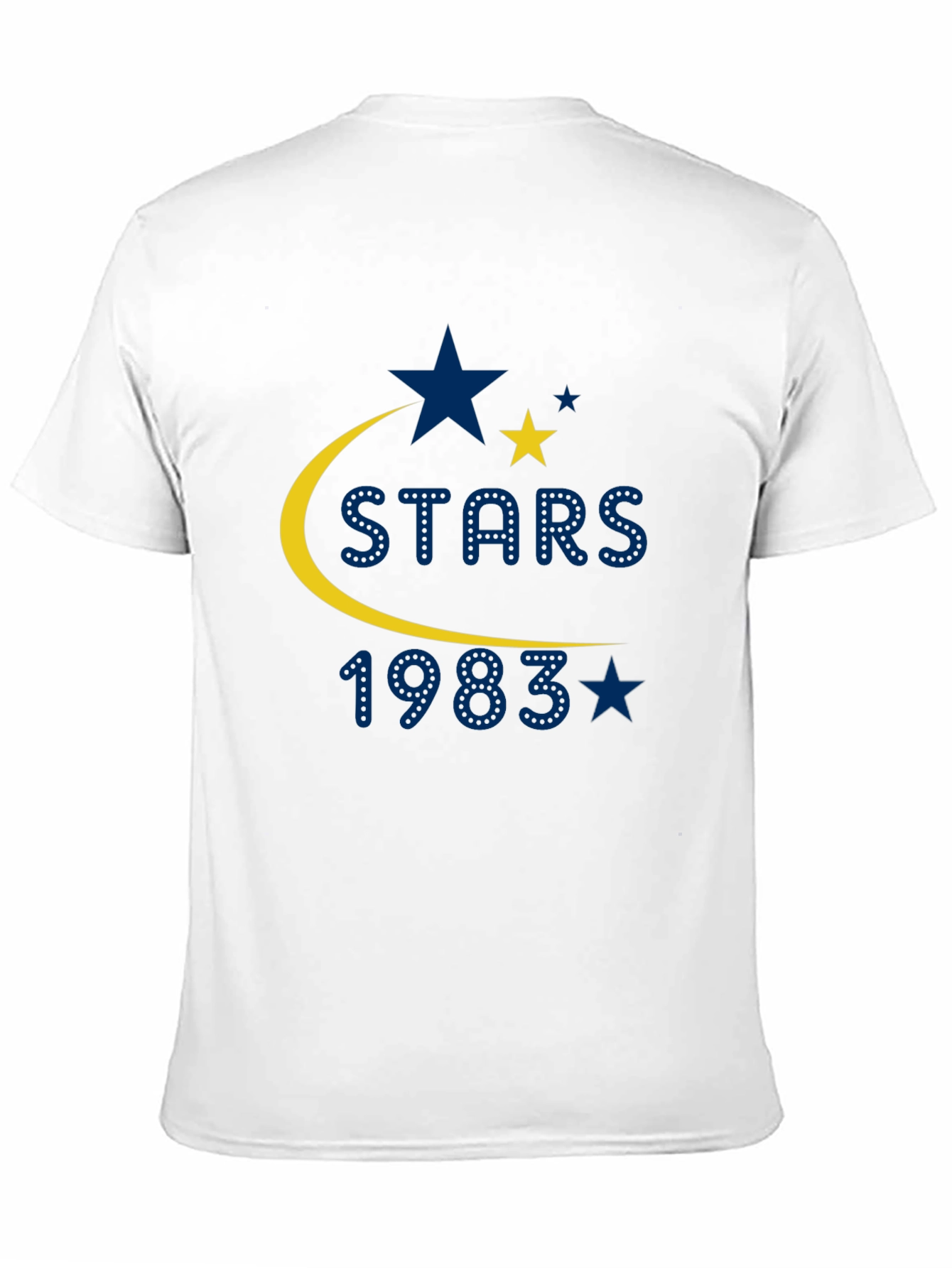 Black Stars 1983 Black T-Shirt view 11