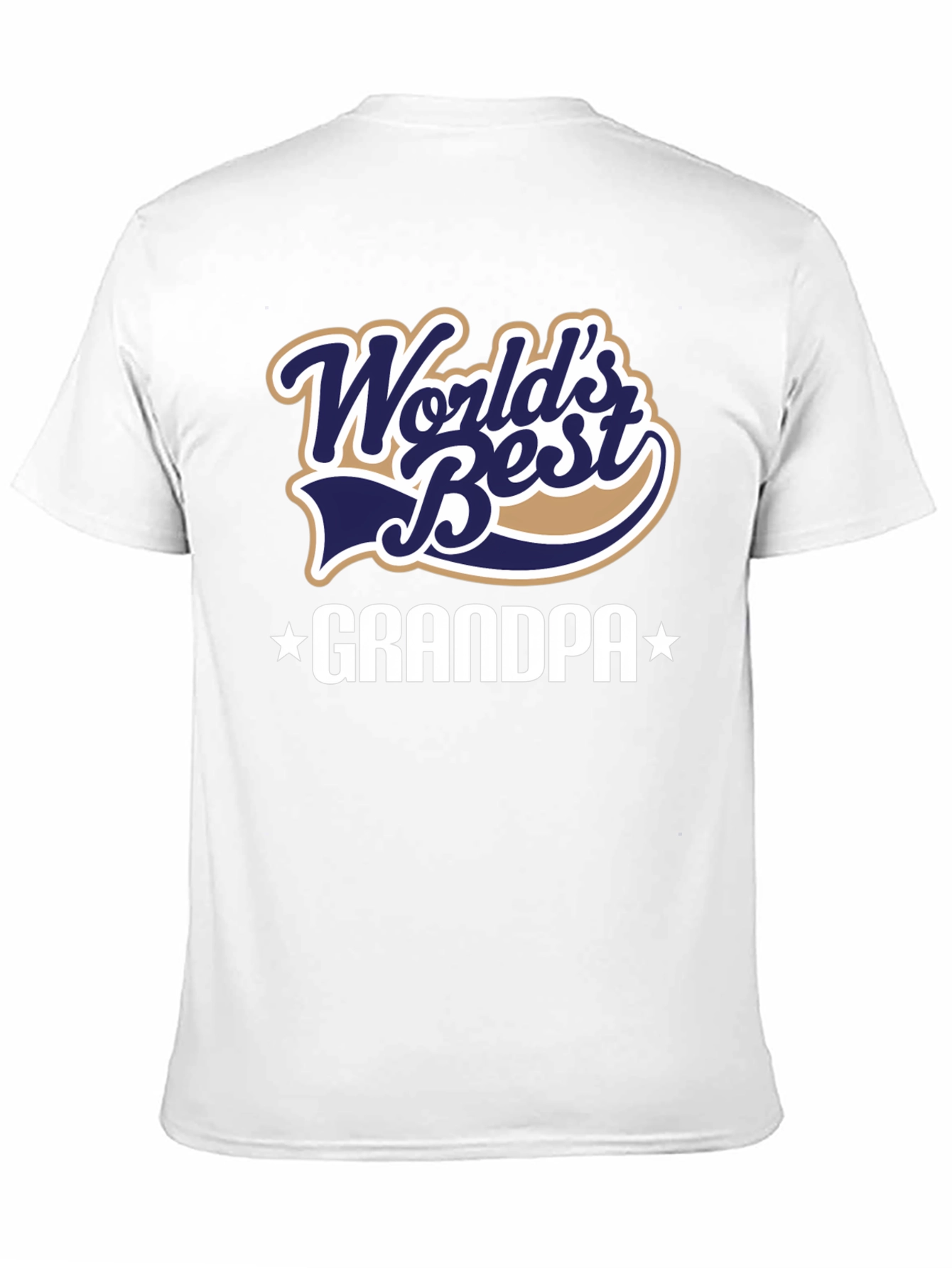 Black World's Best Grandpa T-Shirt - Black view 11