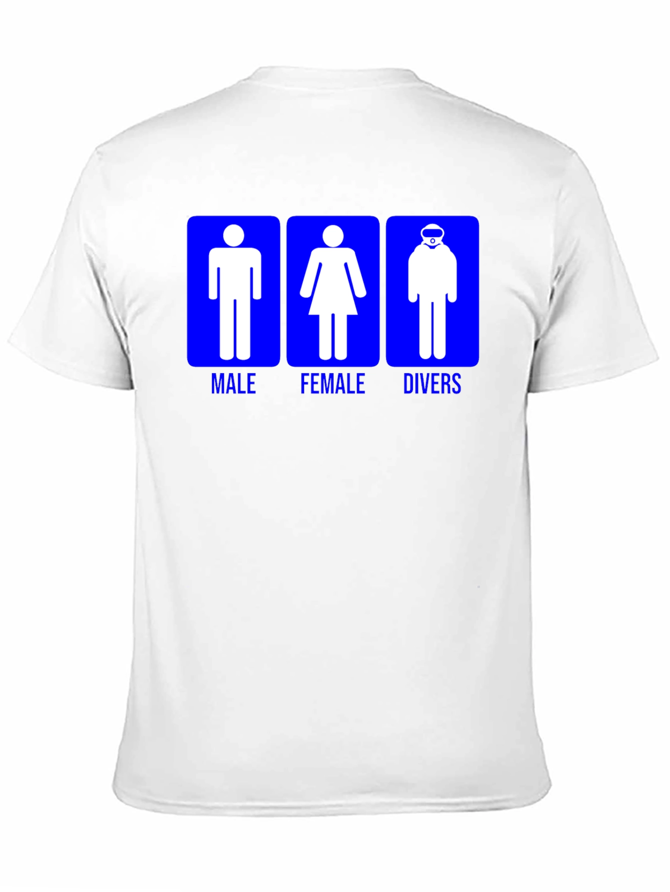 Black Diver Gender T-Shirt - Male, Female, Divers Funny Scuba Tee view 11