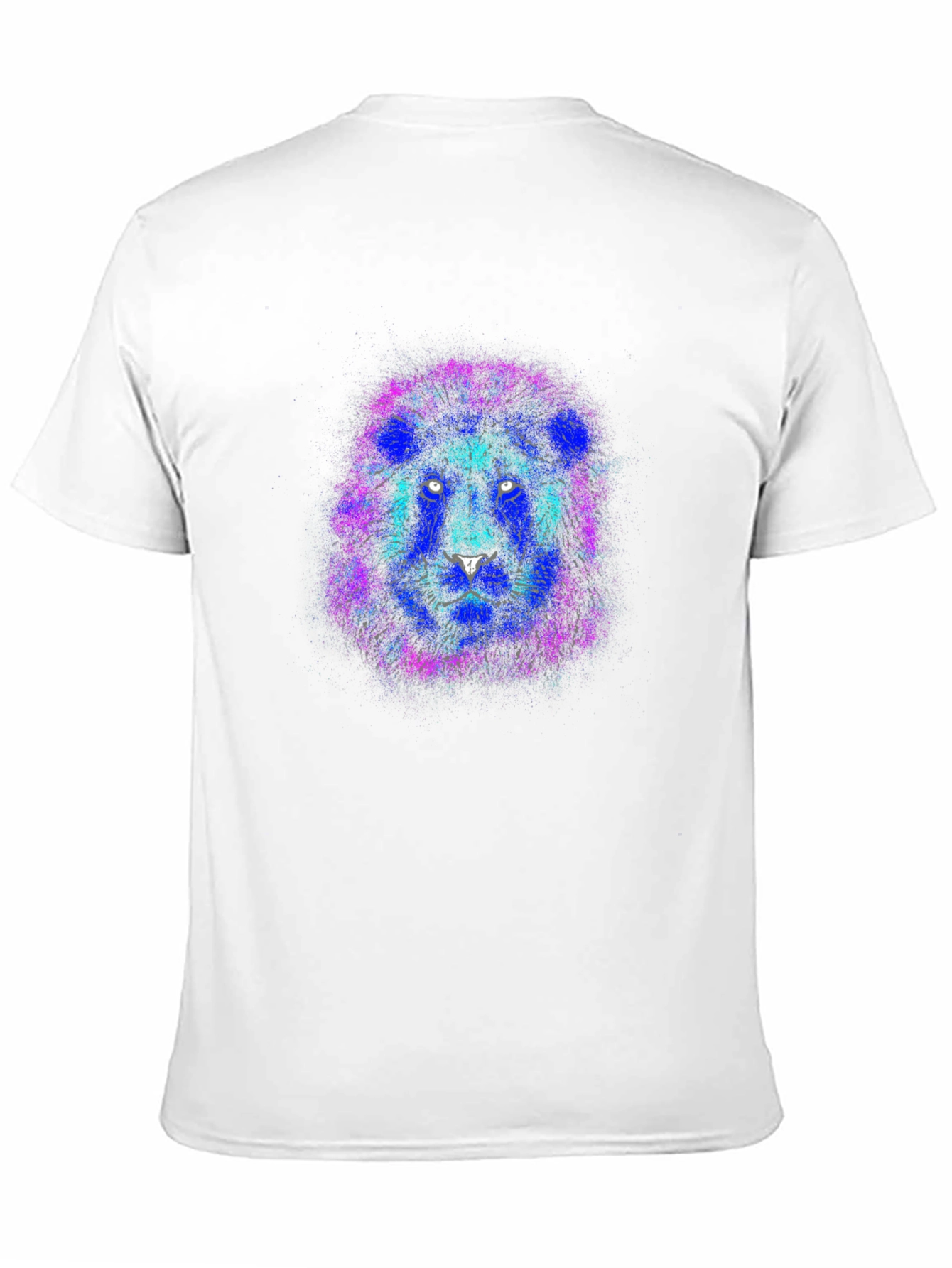Black Lion Head Graphic T-Shirt - Bold Colors view 11