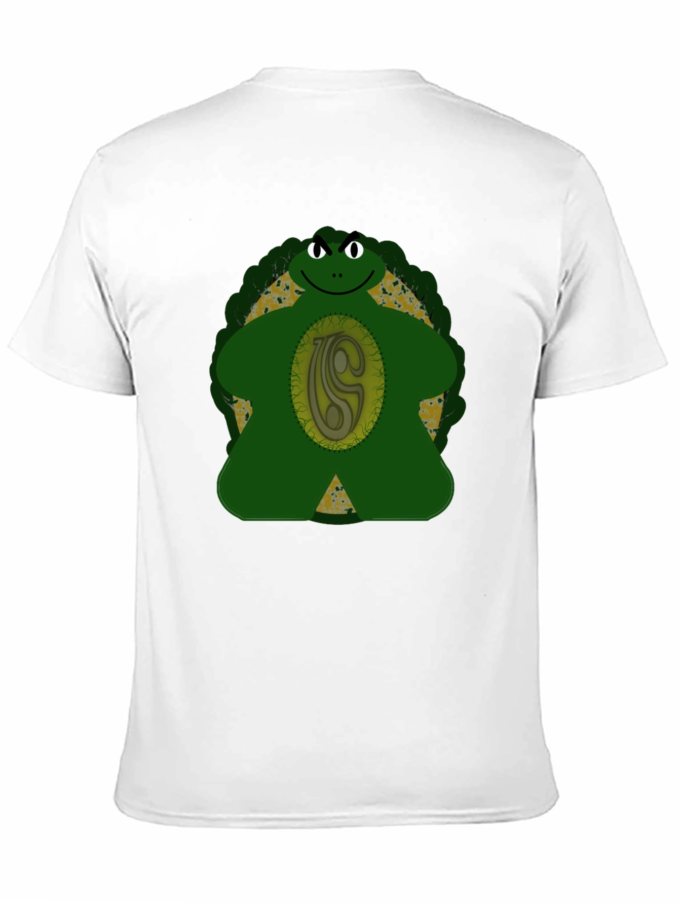 Black Funky Turtle Graphic T-Shirt - Black Cotton Tee view 11