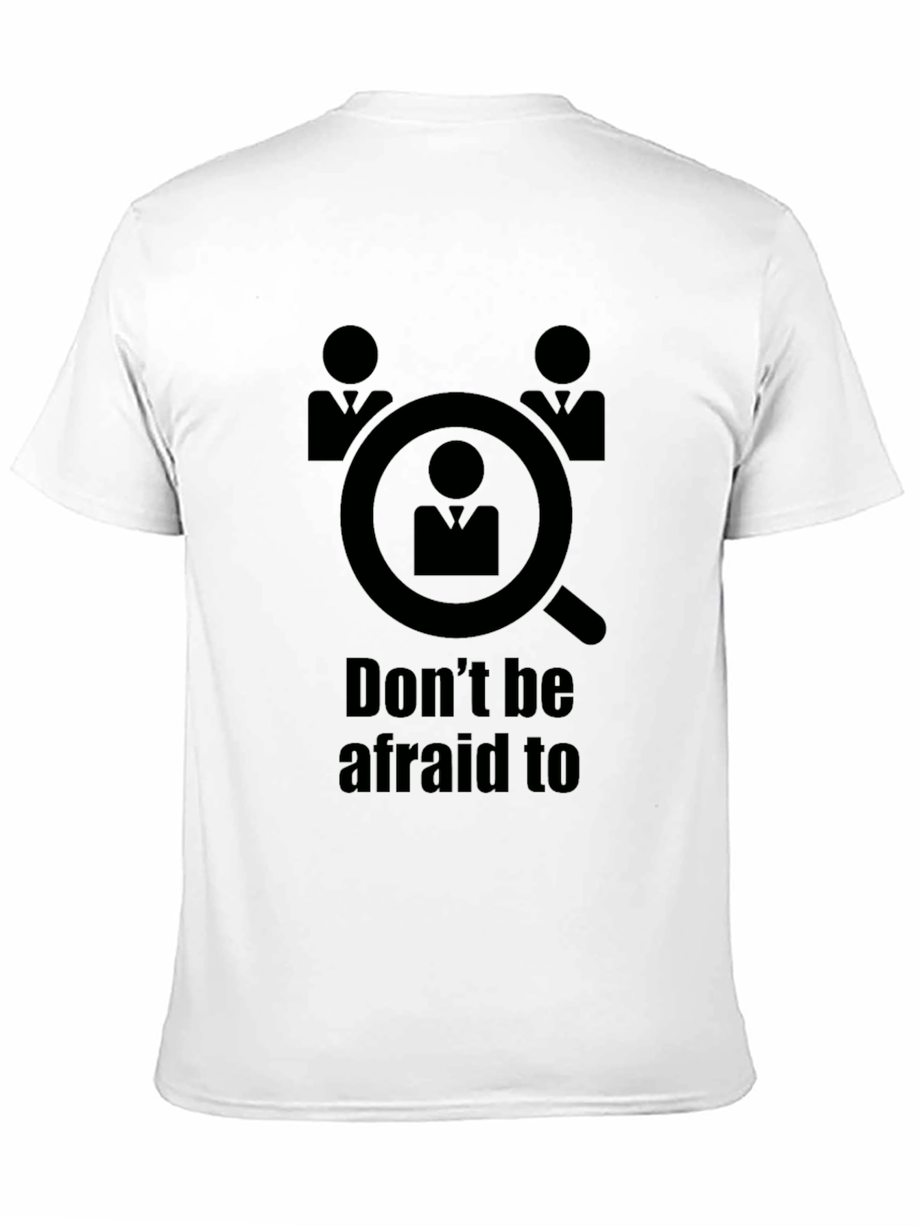 Black Don't Be Afraid to be Searched T-Shirt view 11