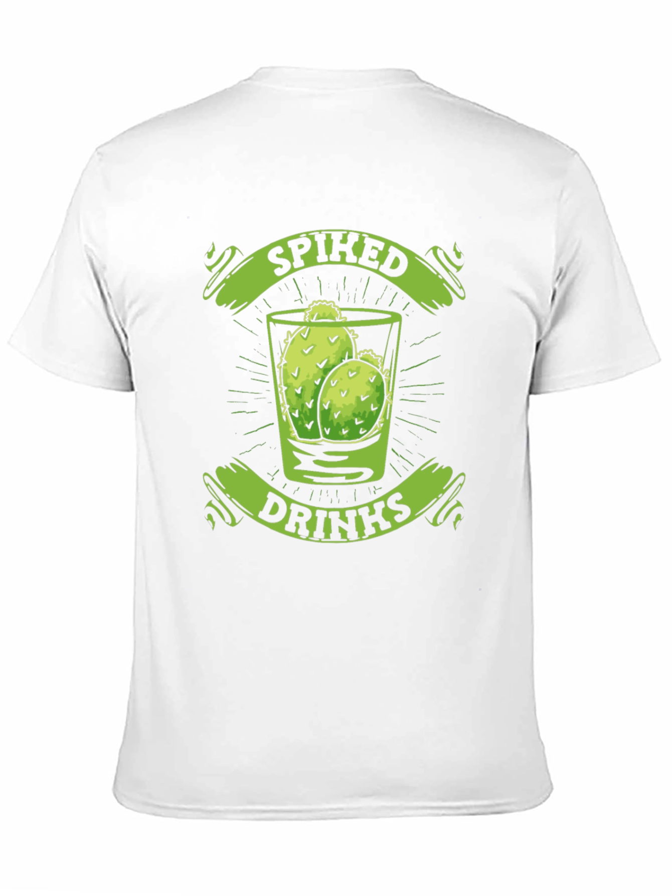 Black Spiked Drinks Cactus T-Shirt view 11