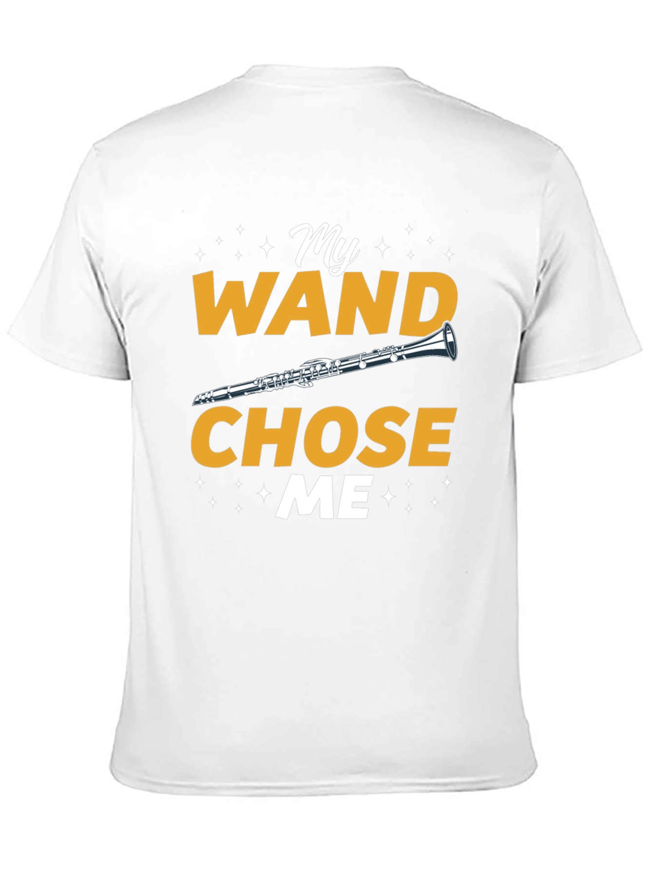 Black My Wand Chose Me Clarinet T-Shirt view 11